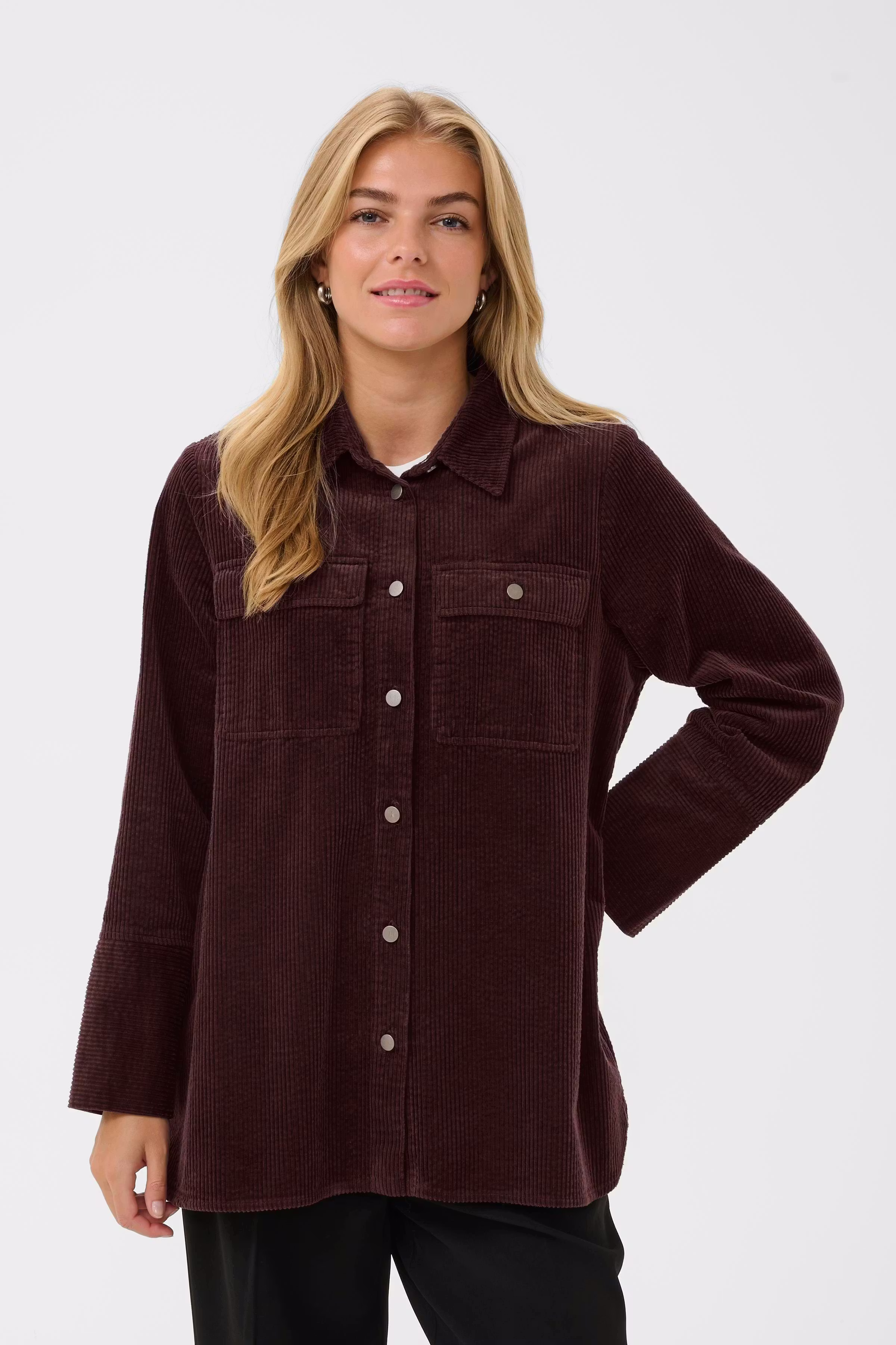 CUbaela Corduroy overhemd LOOKBOOK FRONT 50112268-191317
