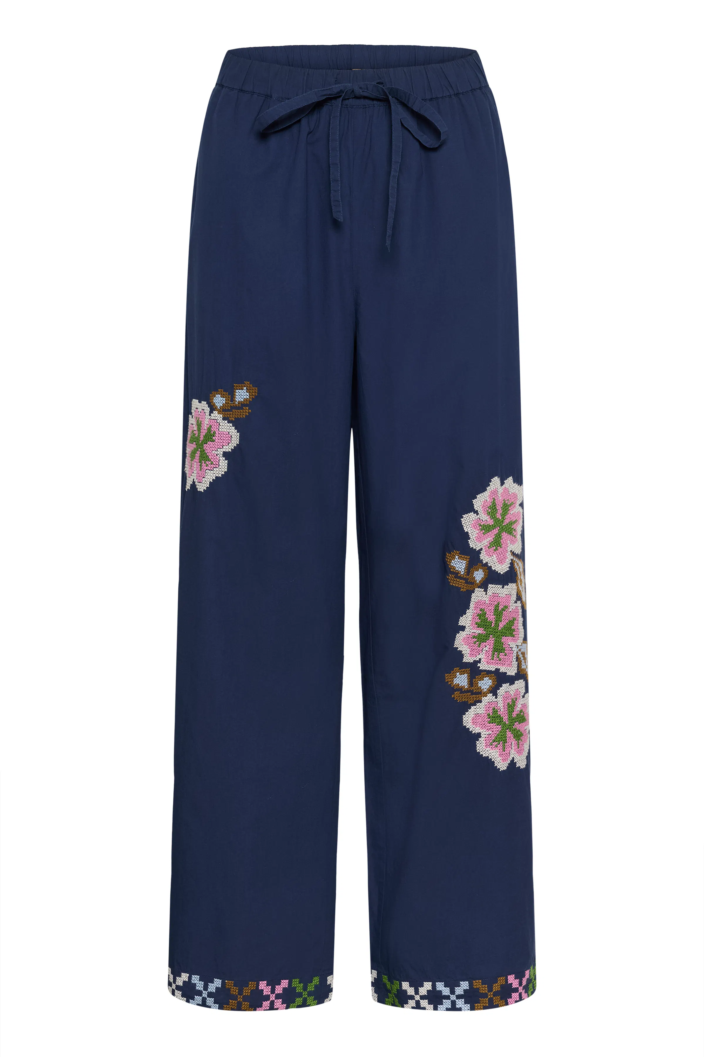 CUbreezy Trousers with embroidery PACK FRONT 50112706-194024