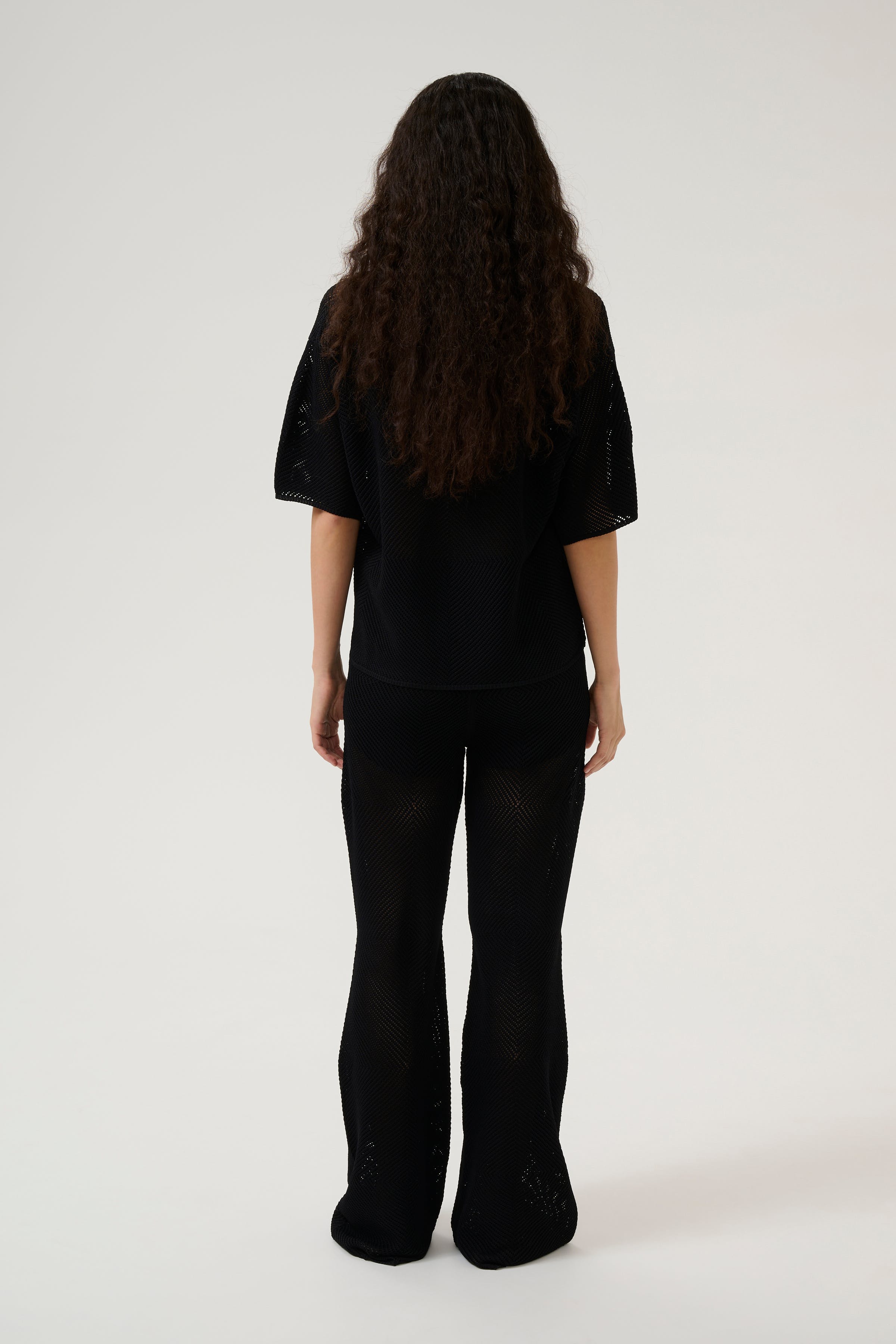 KBUpala Kurzärmeliger Strickpullover LOOKBOOK BACK 10105419-194008