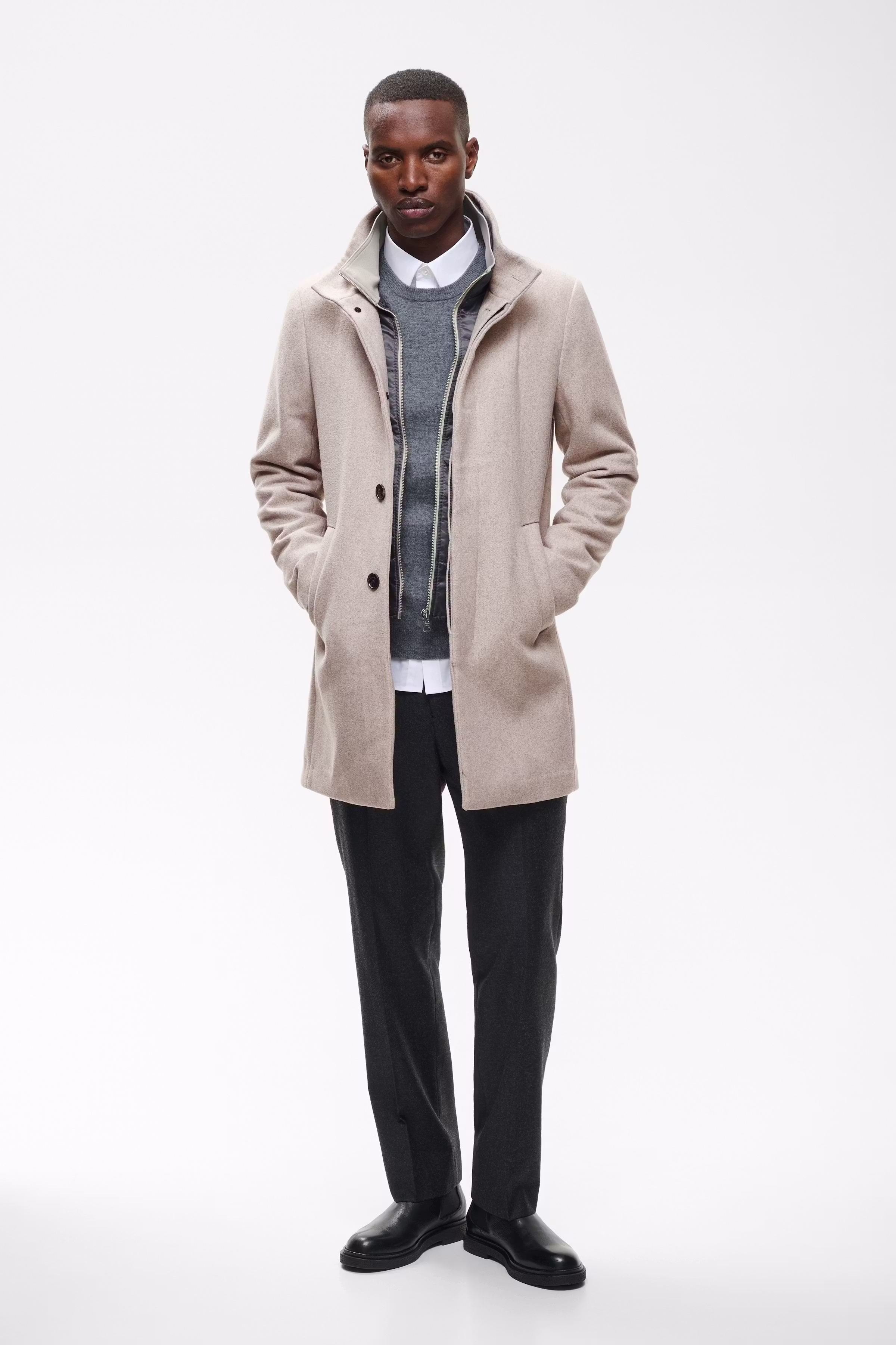 Harvey Uldfrakke LOOKBOOK FRONT 30203845-160906