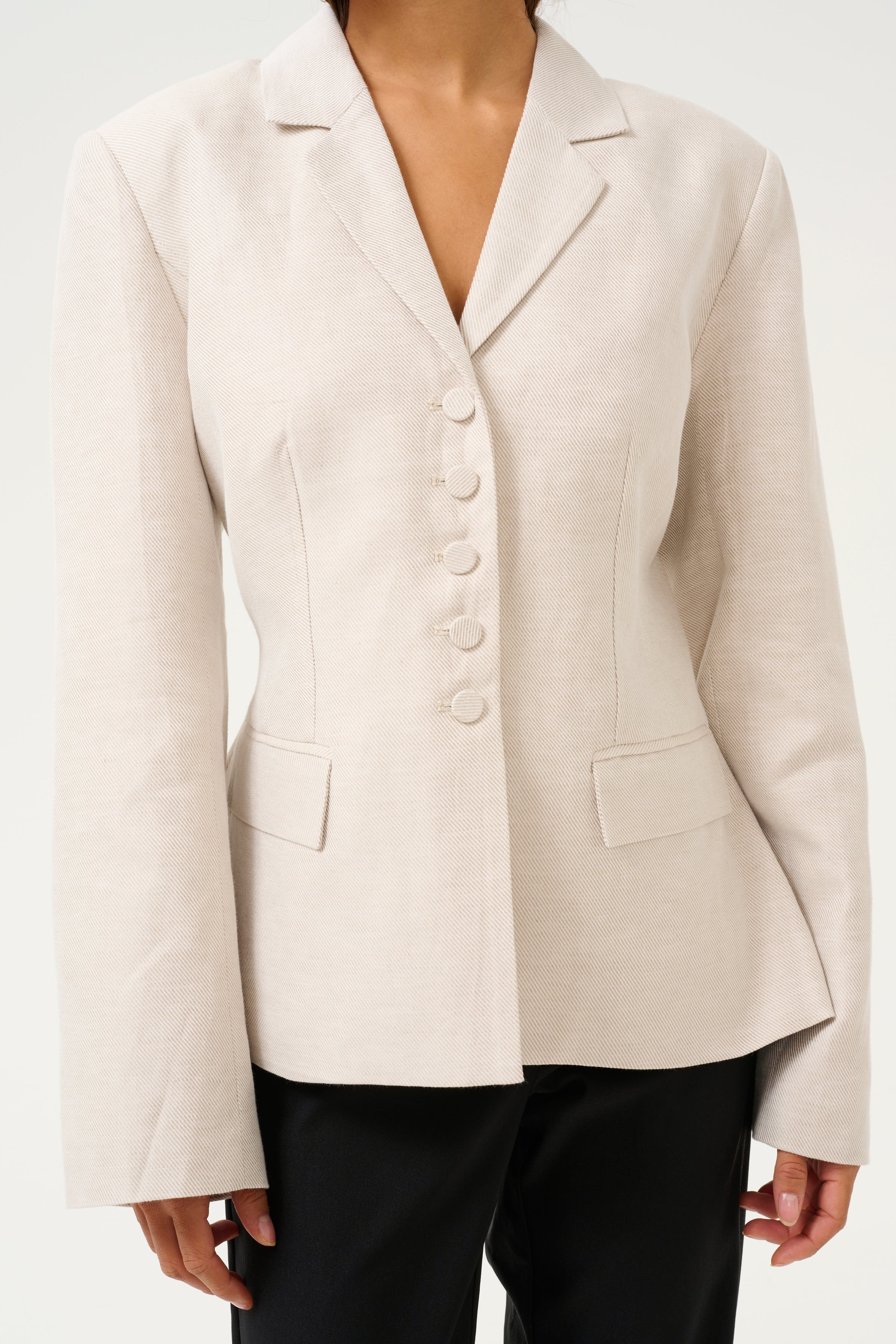 KBVia Blazer in linnenmix LOOKBOOK DETAIL 10105474-1613101