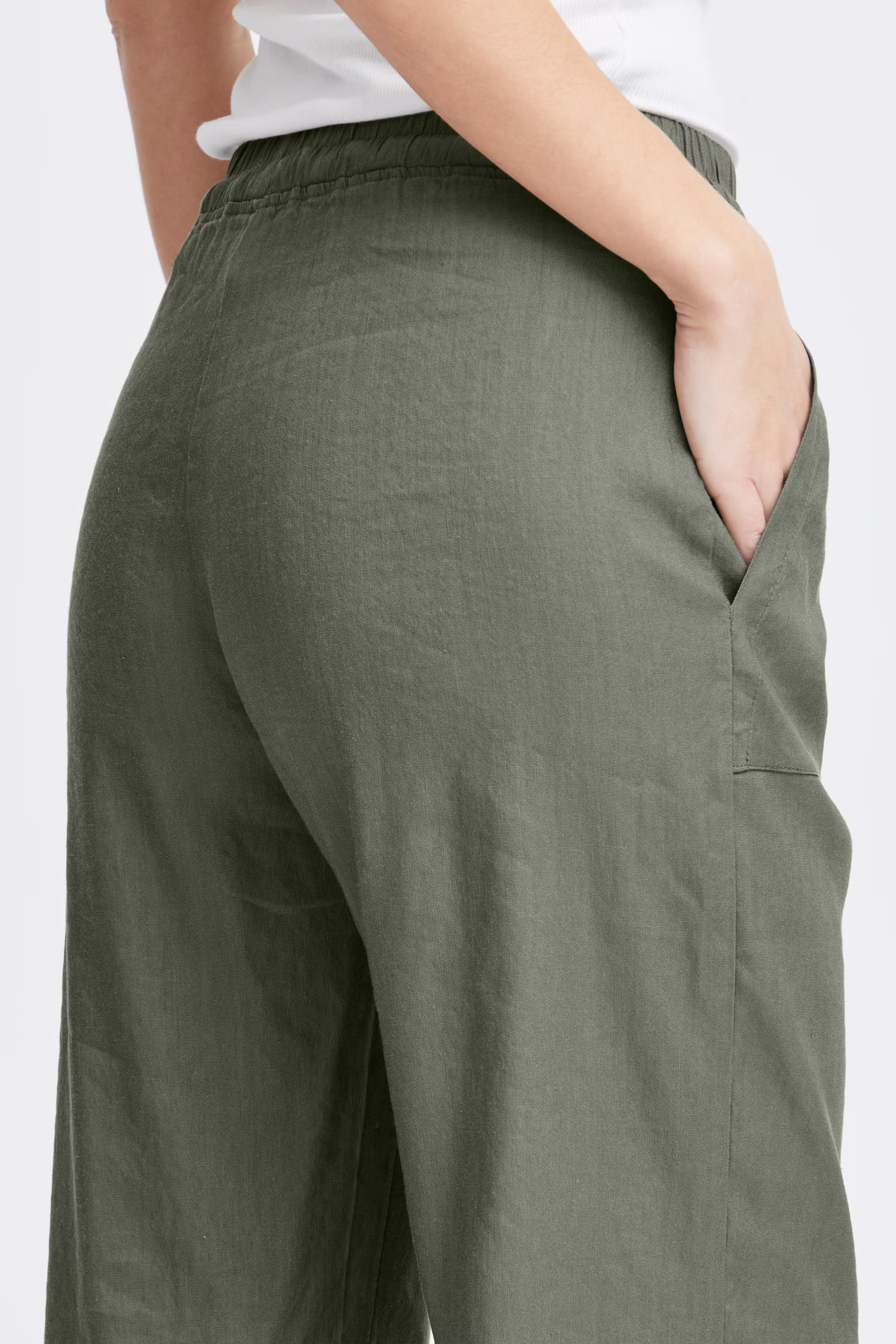 PZLUCA Full Length Wide Leg Bukser LOOKBOOK DETAIL 50208020-180312