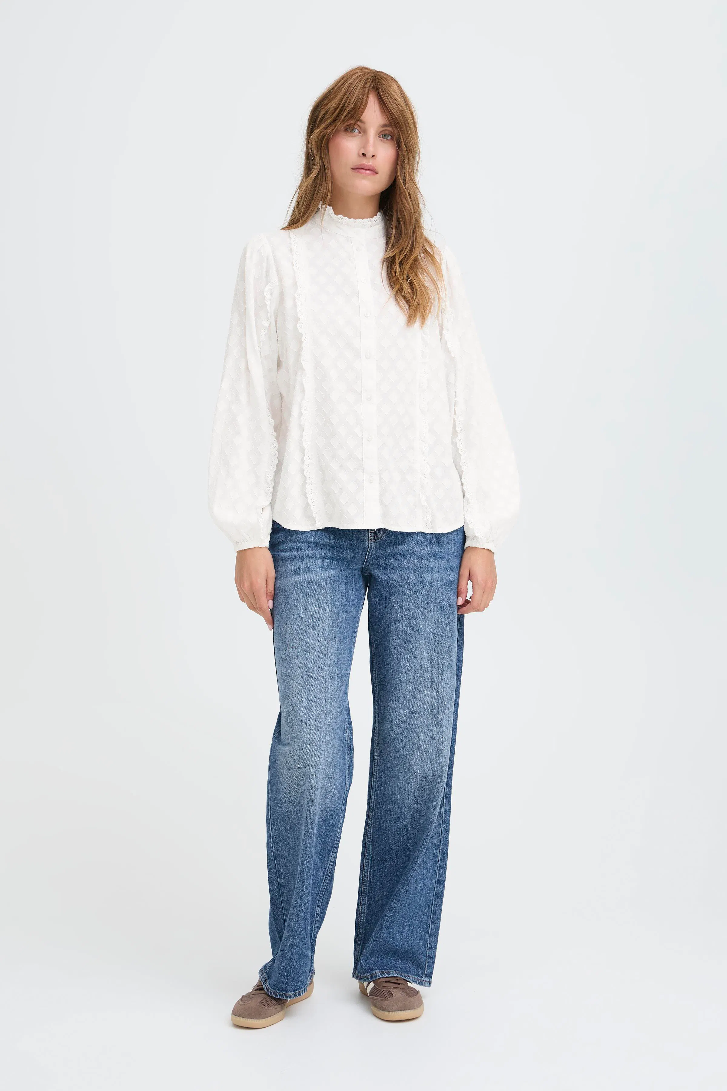 PZELOISE Skjorte LOOKBOOK FRONT 50210094-114201