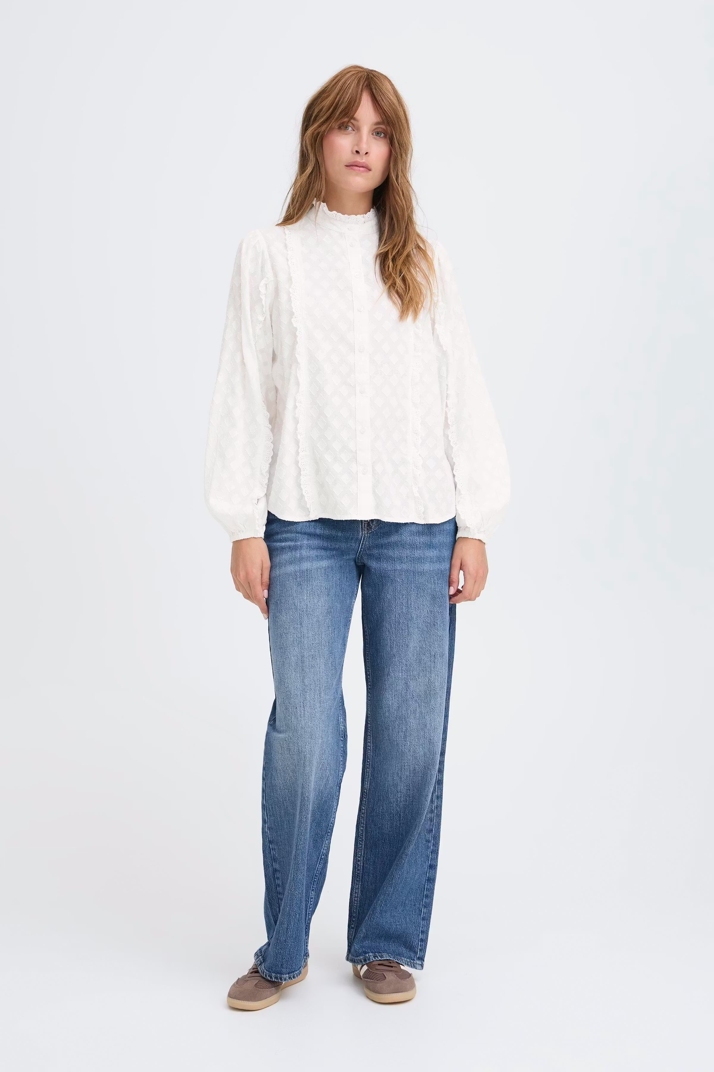 PZELOISE Skjorte LOOKBOOK FRONT 50210094-114201