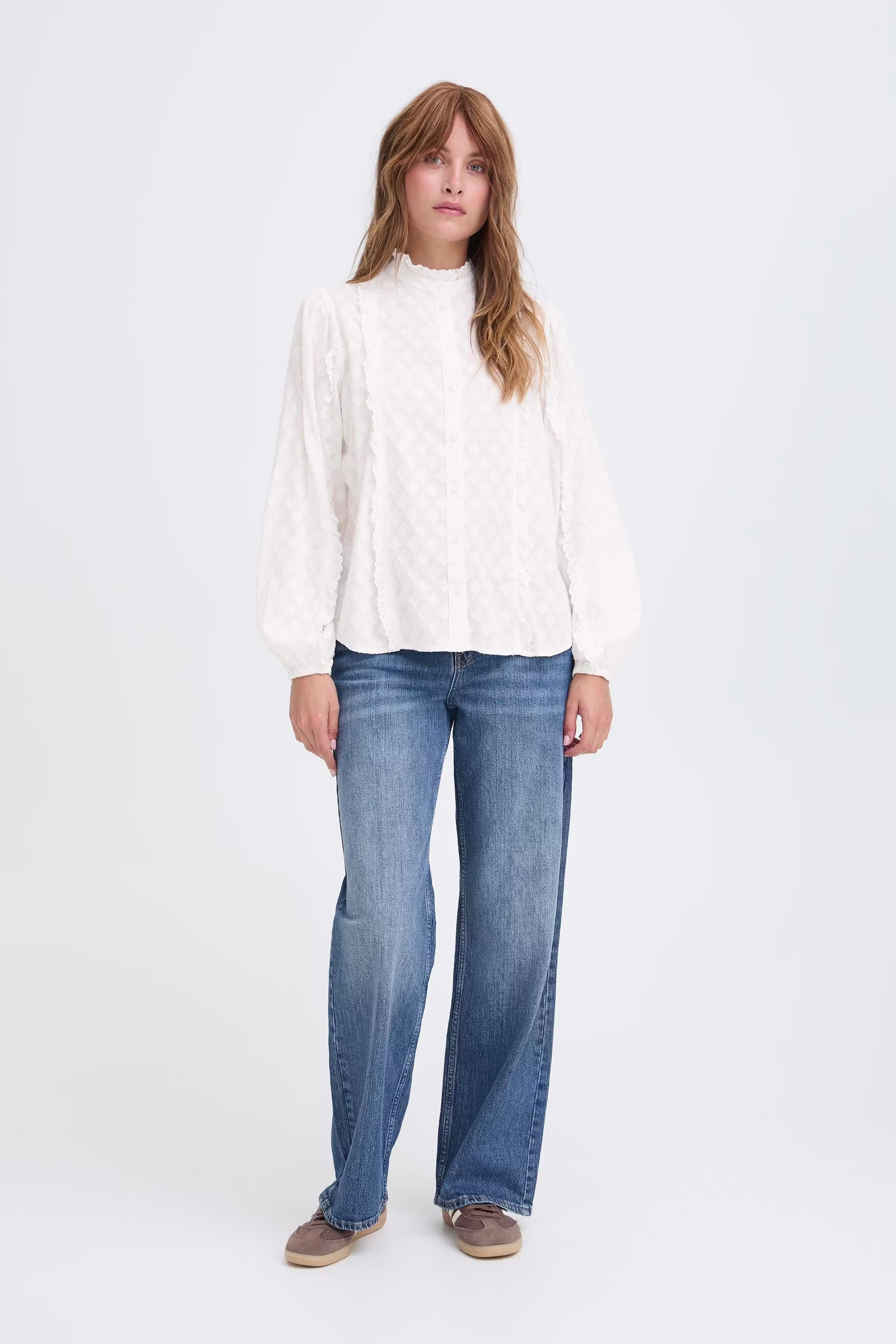 PZELOISE Skjorte LOOKBOOK FRONT 50210094-114201