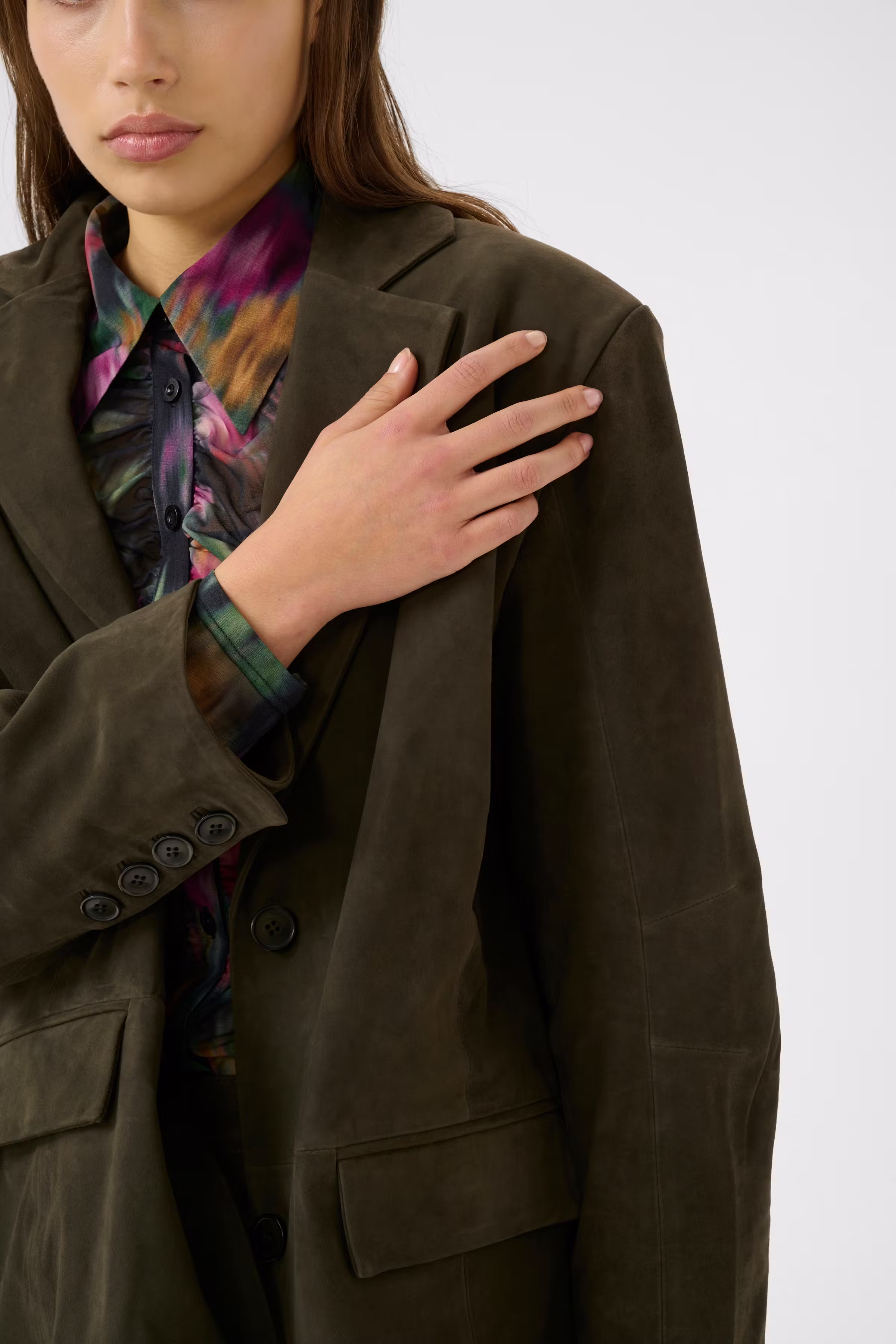 GZesme Wildlederblazer LOOKBOOK DETAIL 10910552-108724
