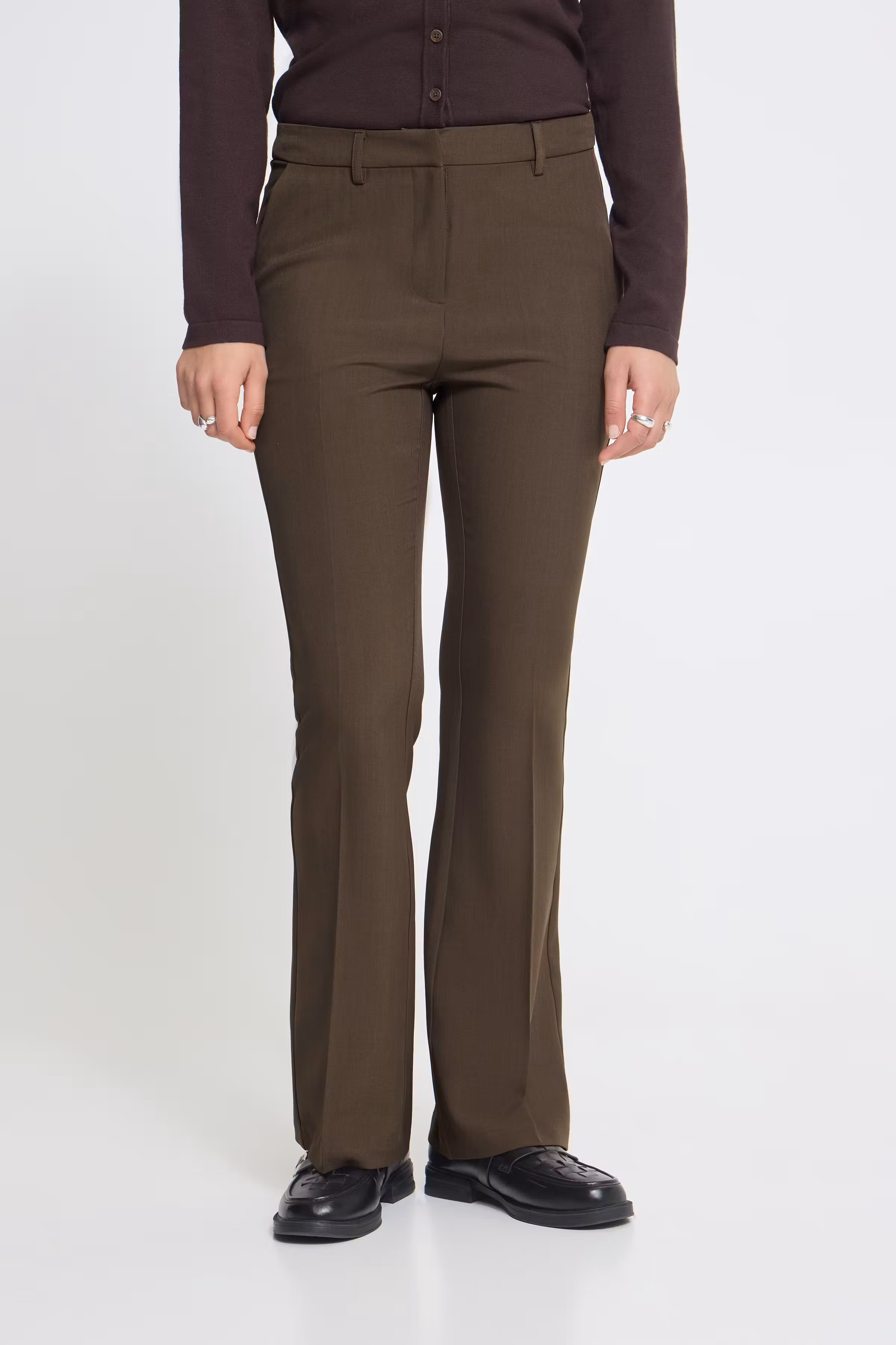 IHFAVA Flared Bukser LOOKBOOK FRONT 20125678-1908141
