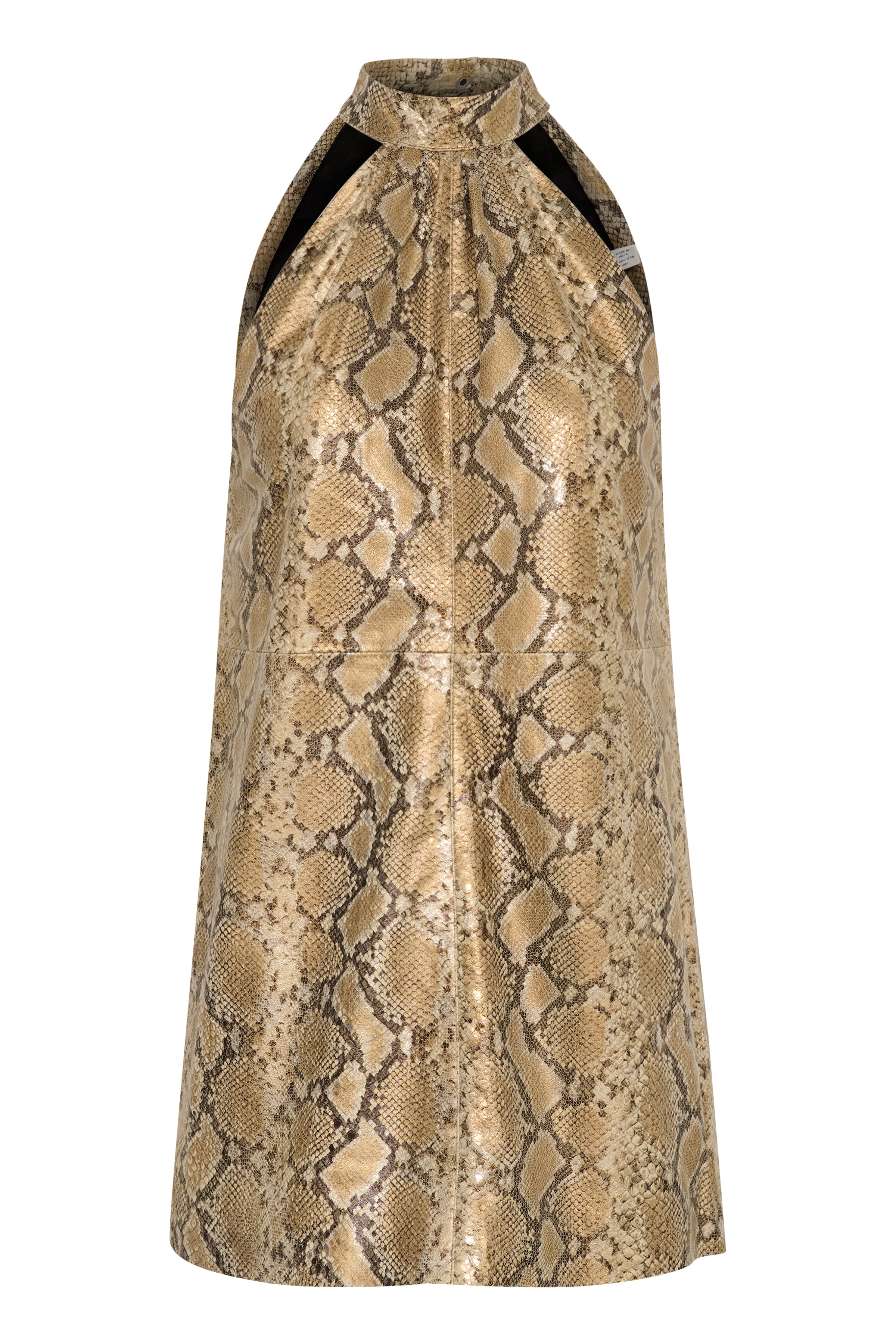 GZfeliza Leather dress PACK FRONT 10910233-105544