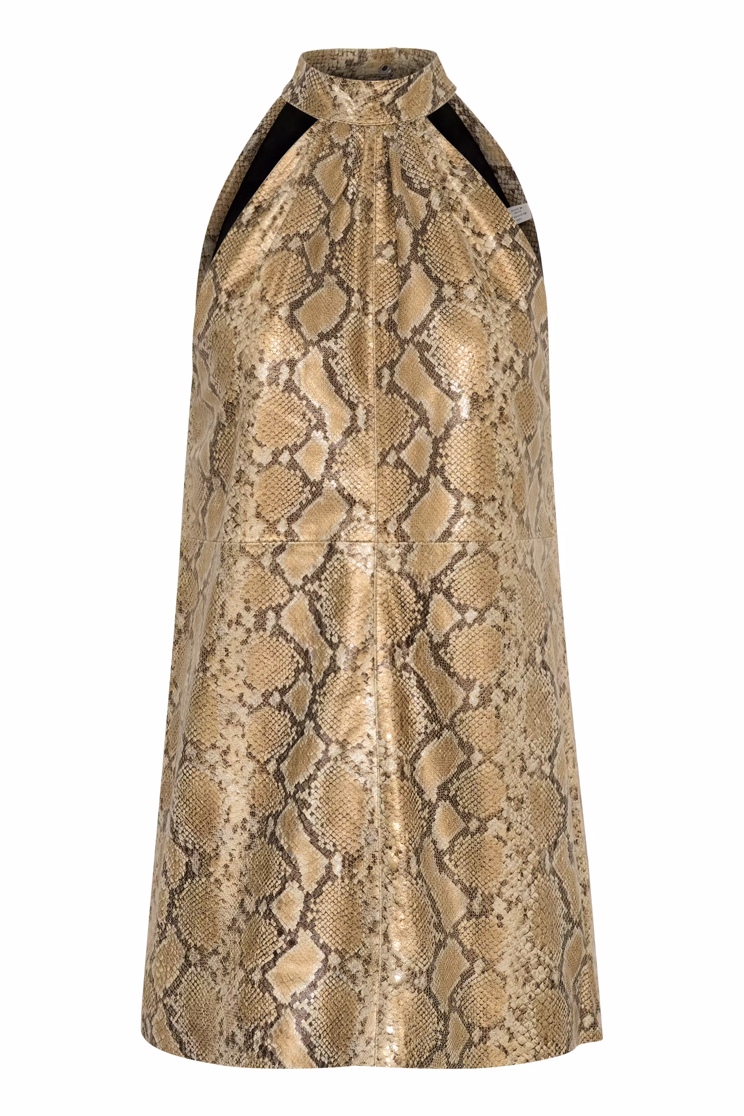 GZfeliza Leather dress PACK FRONT 10910233-105544