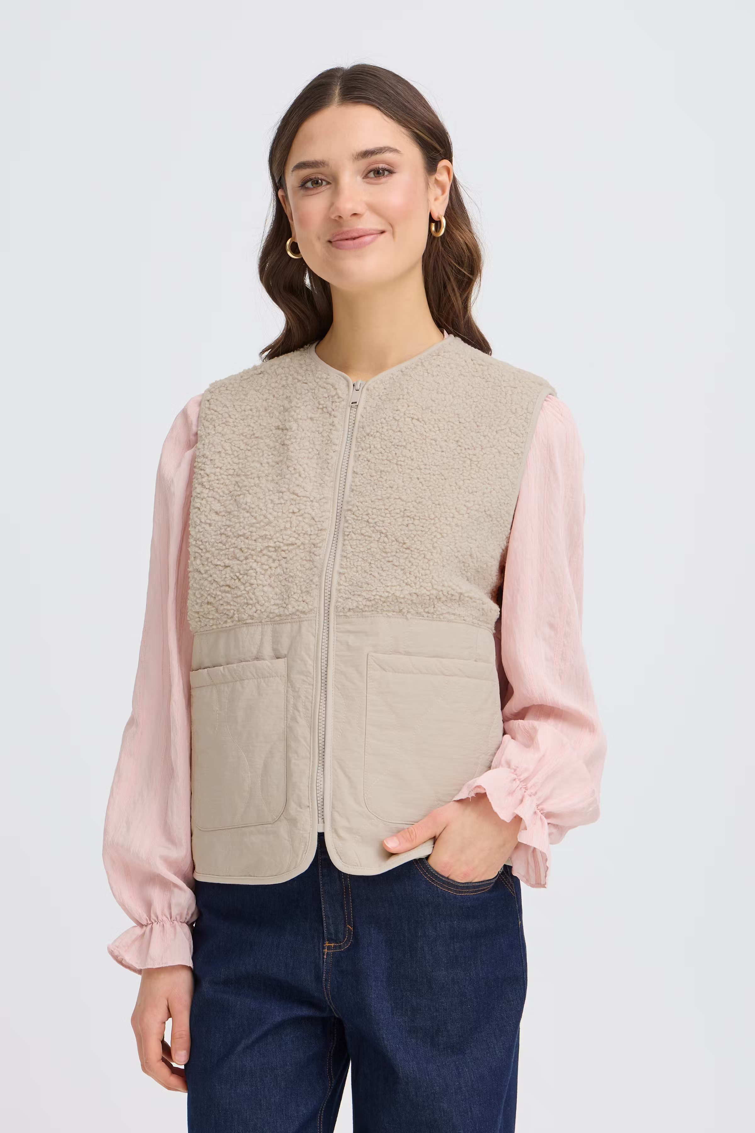 FRMIKALA Vest yttertøj LOOKBOOK FRONT 20617373-140002