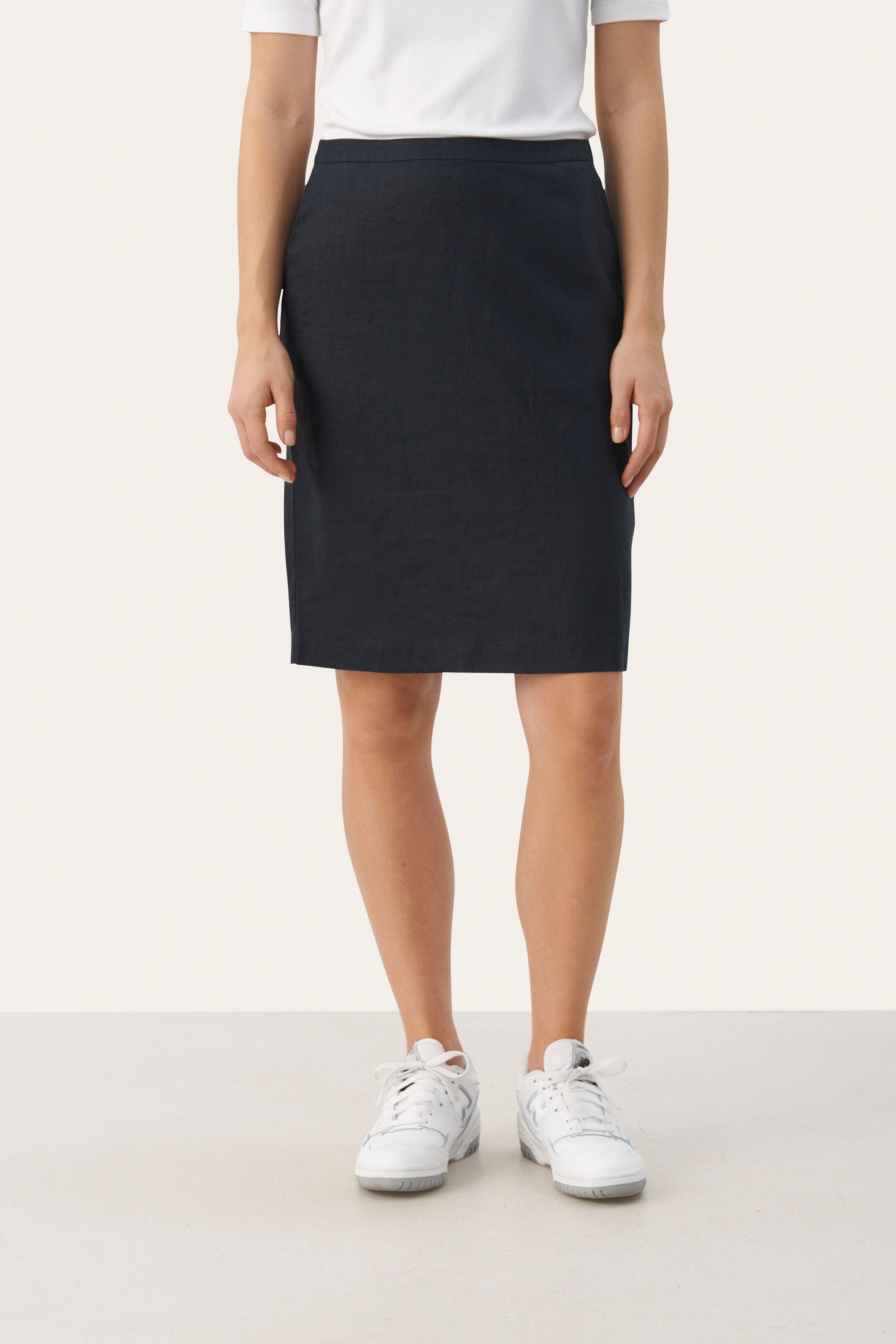 ElyaPW Linnen rok LOOKBOOK FRONT 30308454-194013