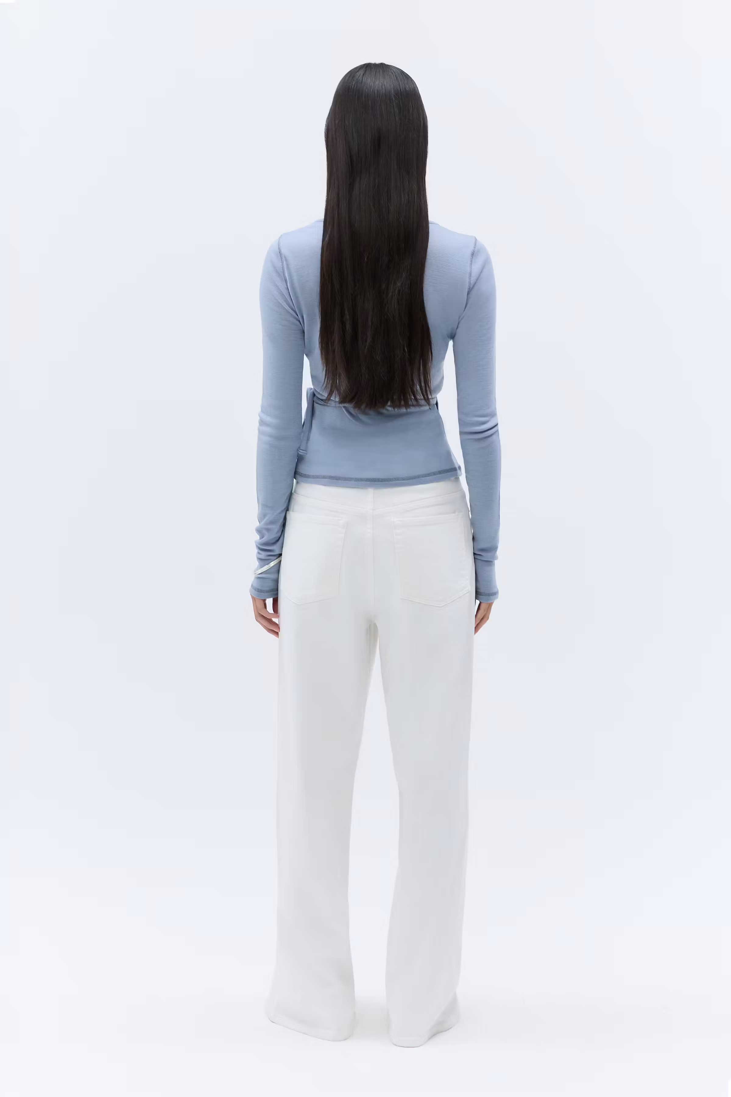 IOFINE WRAP TOP LOOKBOOK BACK 30600120-BL842