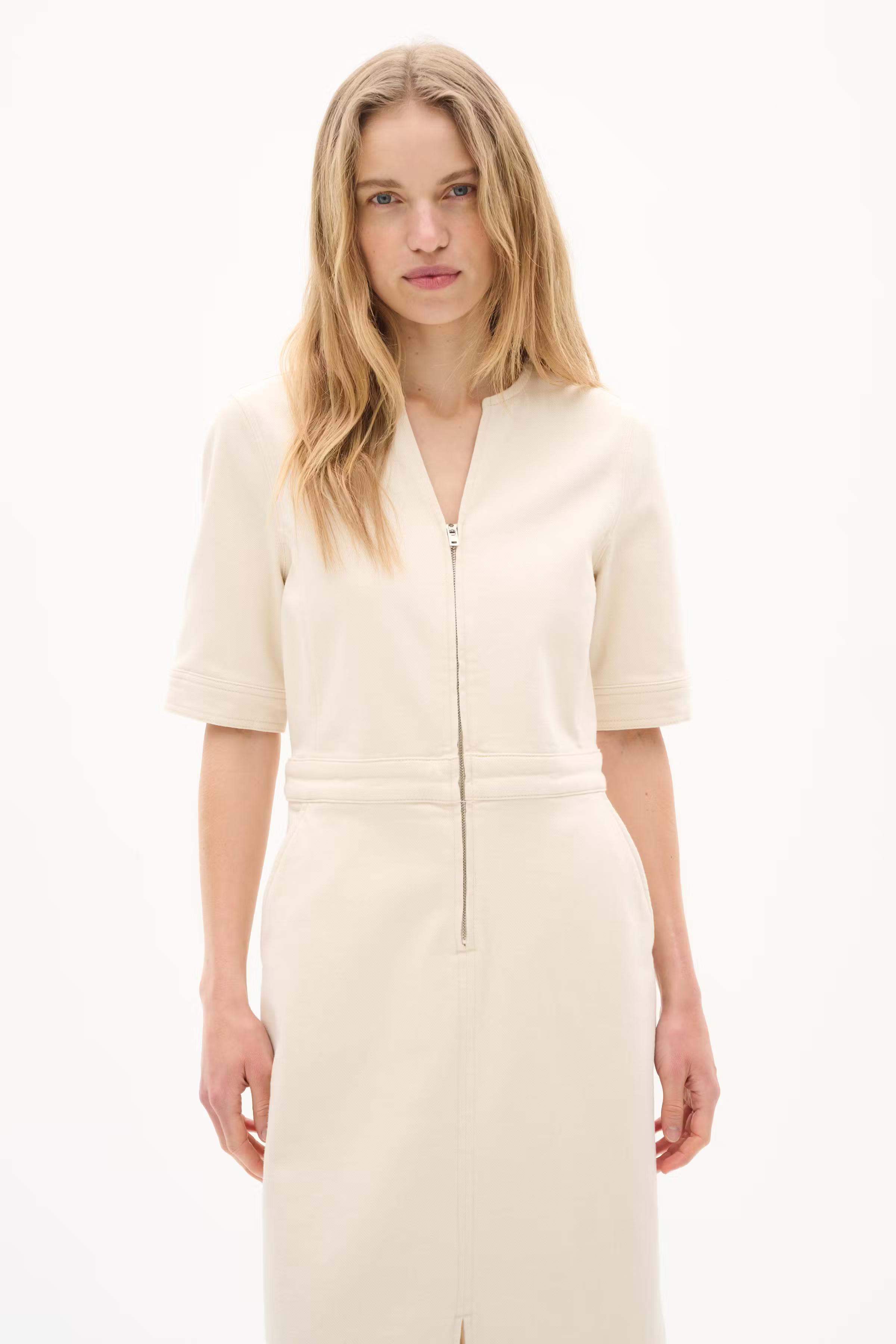 BaccaIW Denim Jurk LOOKBOOK FRONT 30110527-300597