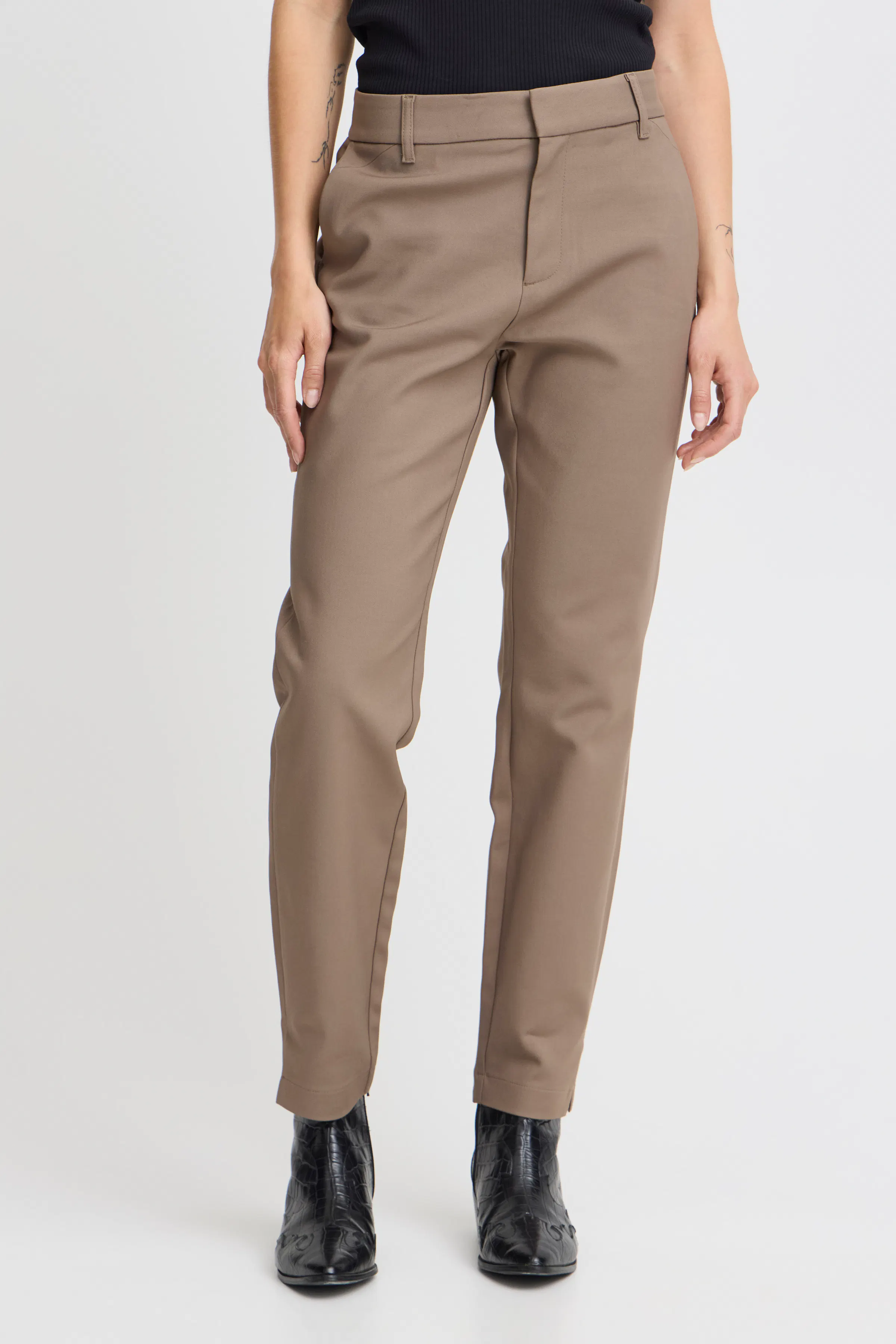 PZBINDY High Waist, Ankle Skinny Leg Bukser LOOKBOOK FRONT 50206891-181112