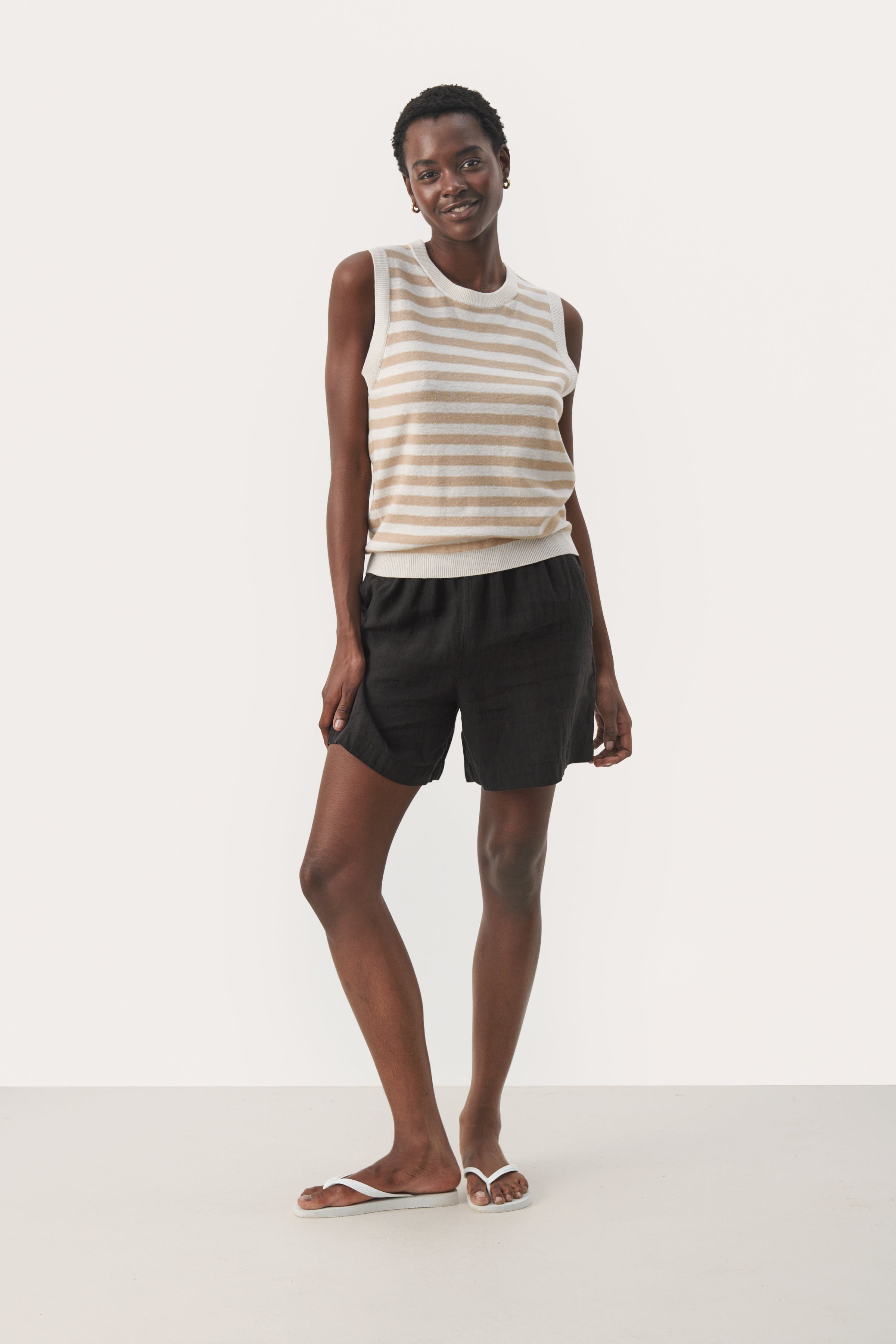 GunettePW Kortermet strikk LOOKBOOK FRONT 30308661-302947