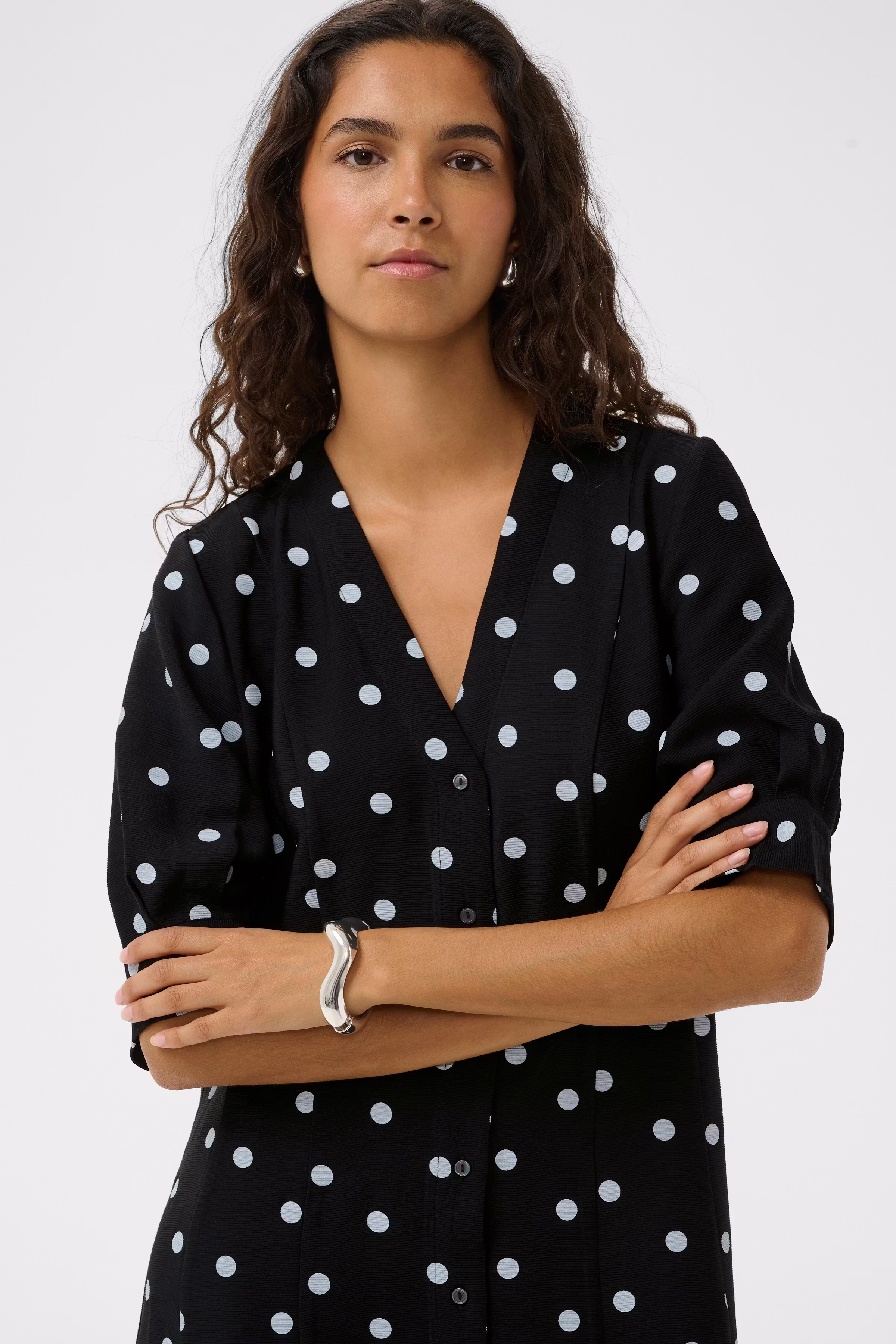 SLIdola dress with polka dots LOOKBOOK DETAIL 30409420-304858