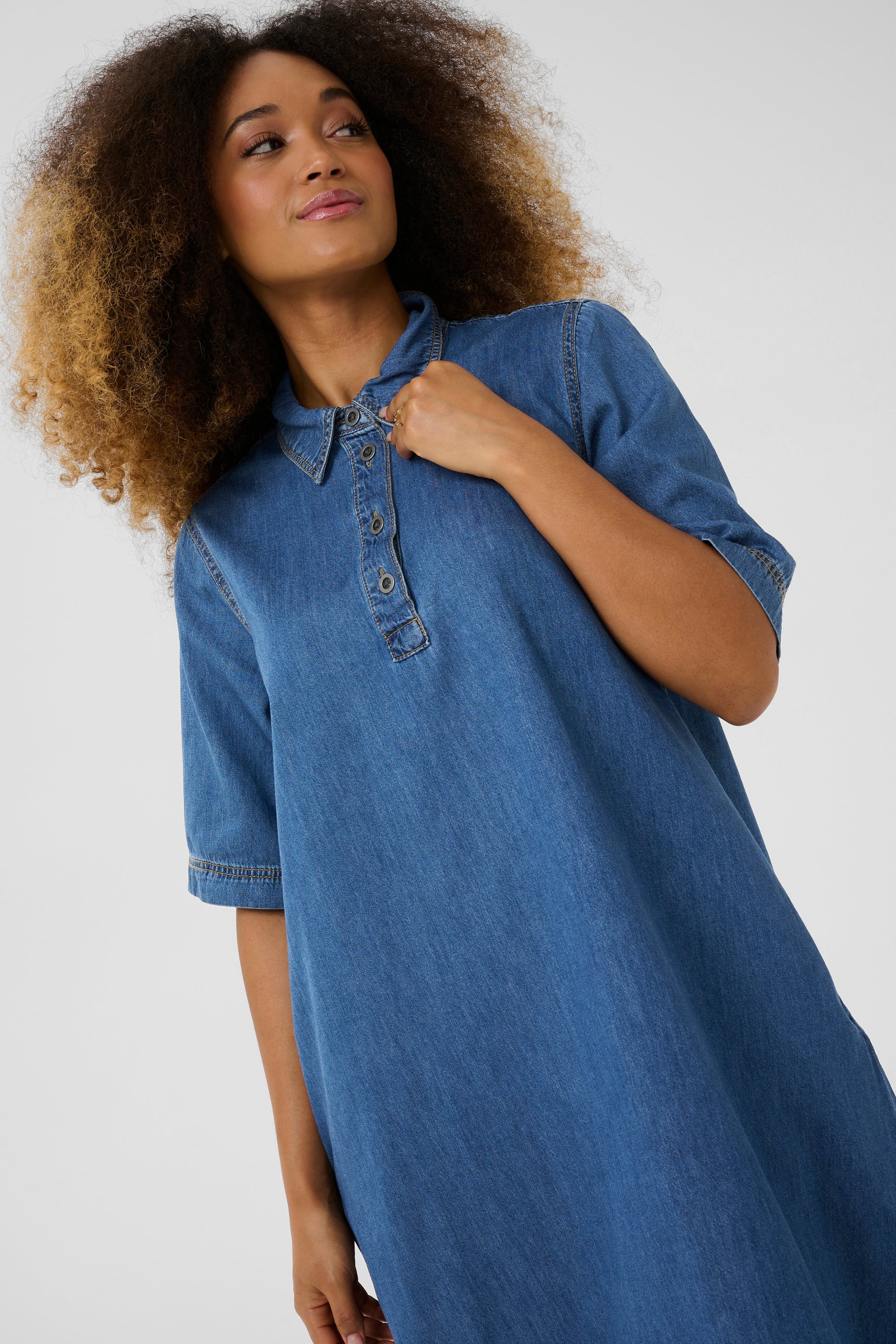 CUwinnie Denim dress LOOKBOOK DETAIL 50111467-500029