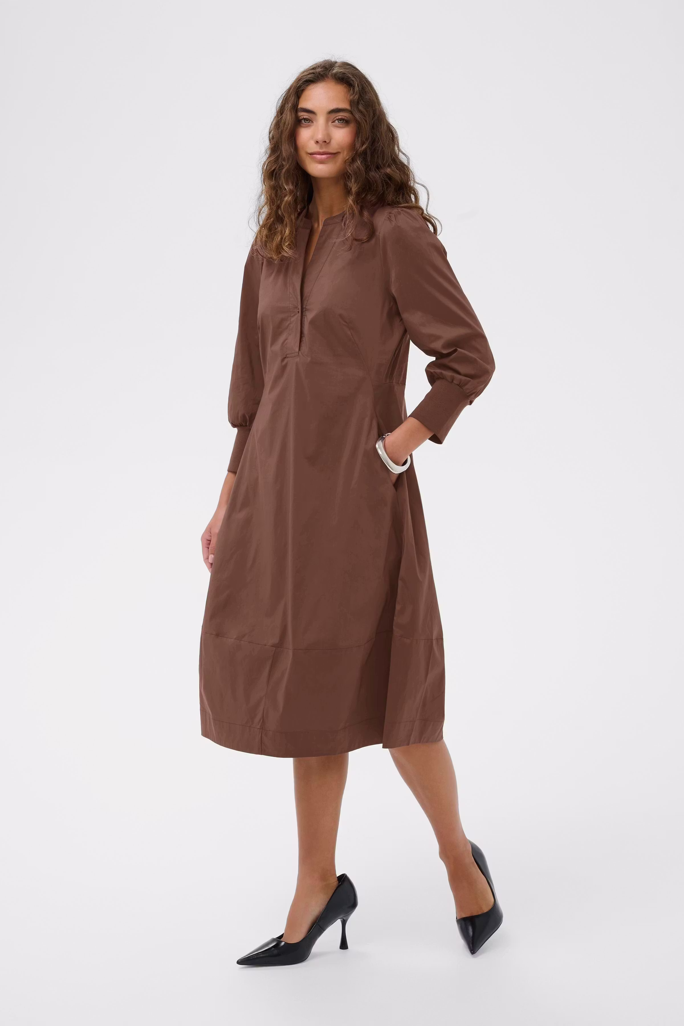CUantoinett 3/4 sleeve dress LOOKBOOK FRONT 50110059-191220