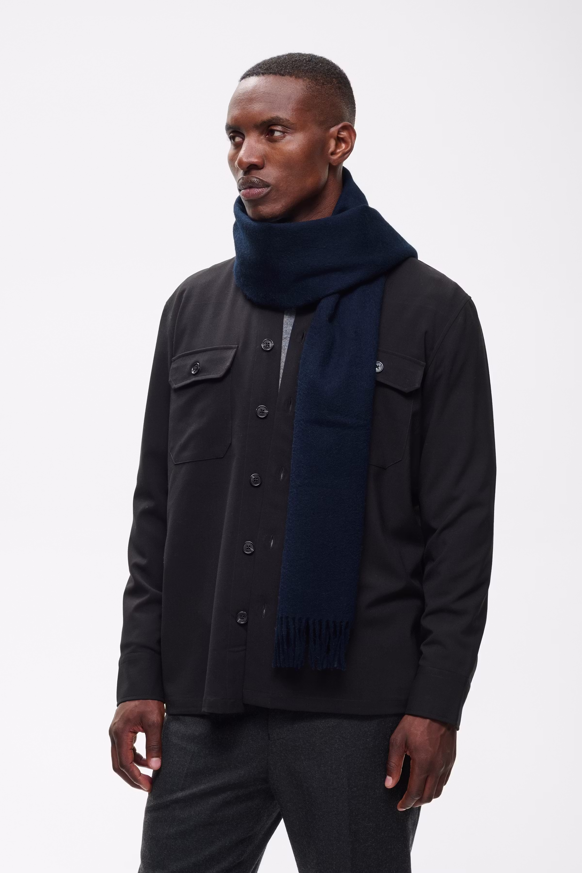 MAwolan Uld Tørklæde LOOKBOOK FRONT 30204996-194011