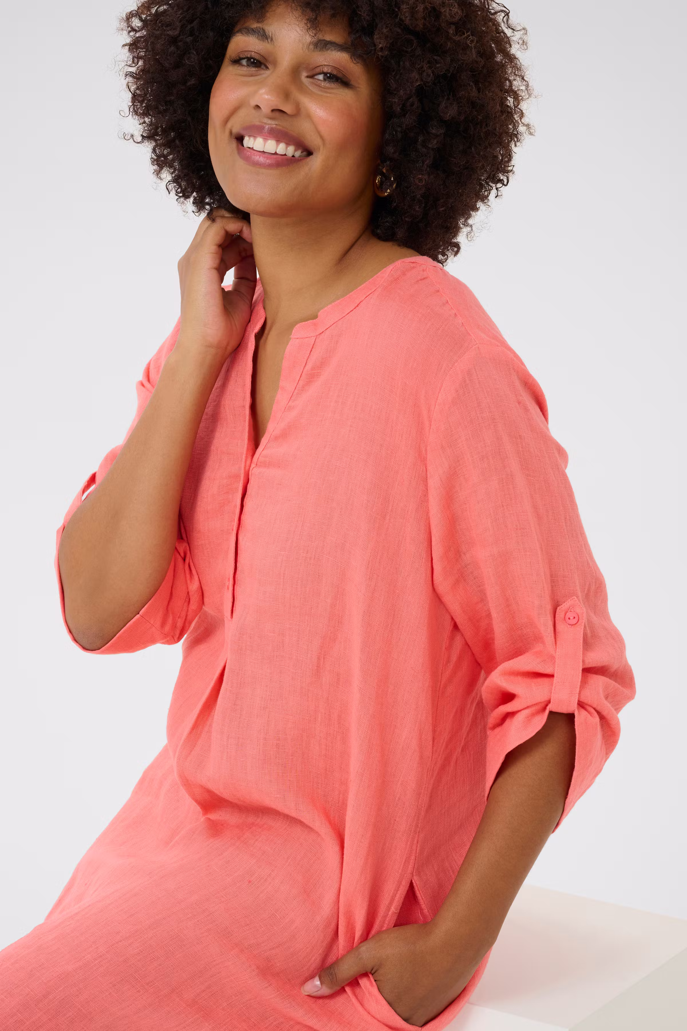 CRBellis Robe en Lin LOOKBOOK DETAIL 10611577-171643