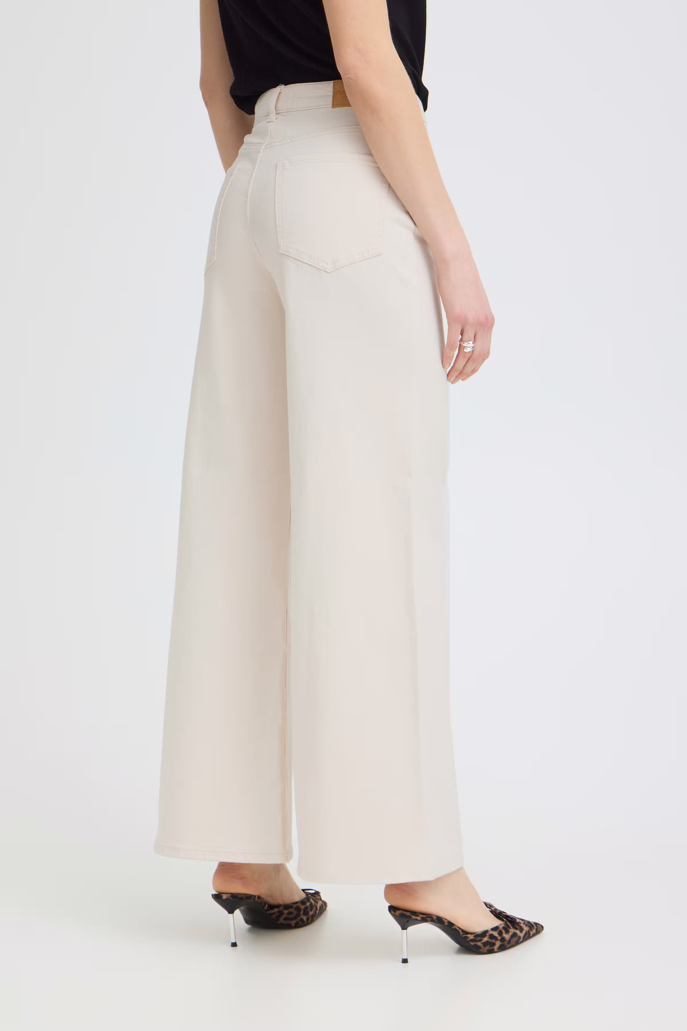 PZANNIE High Waist Wide Leg Bukser LOOKBOOK BACK 50208774-204451