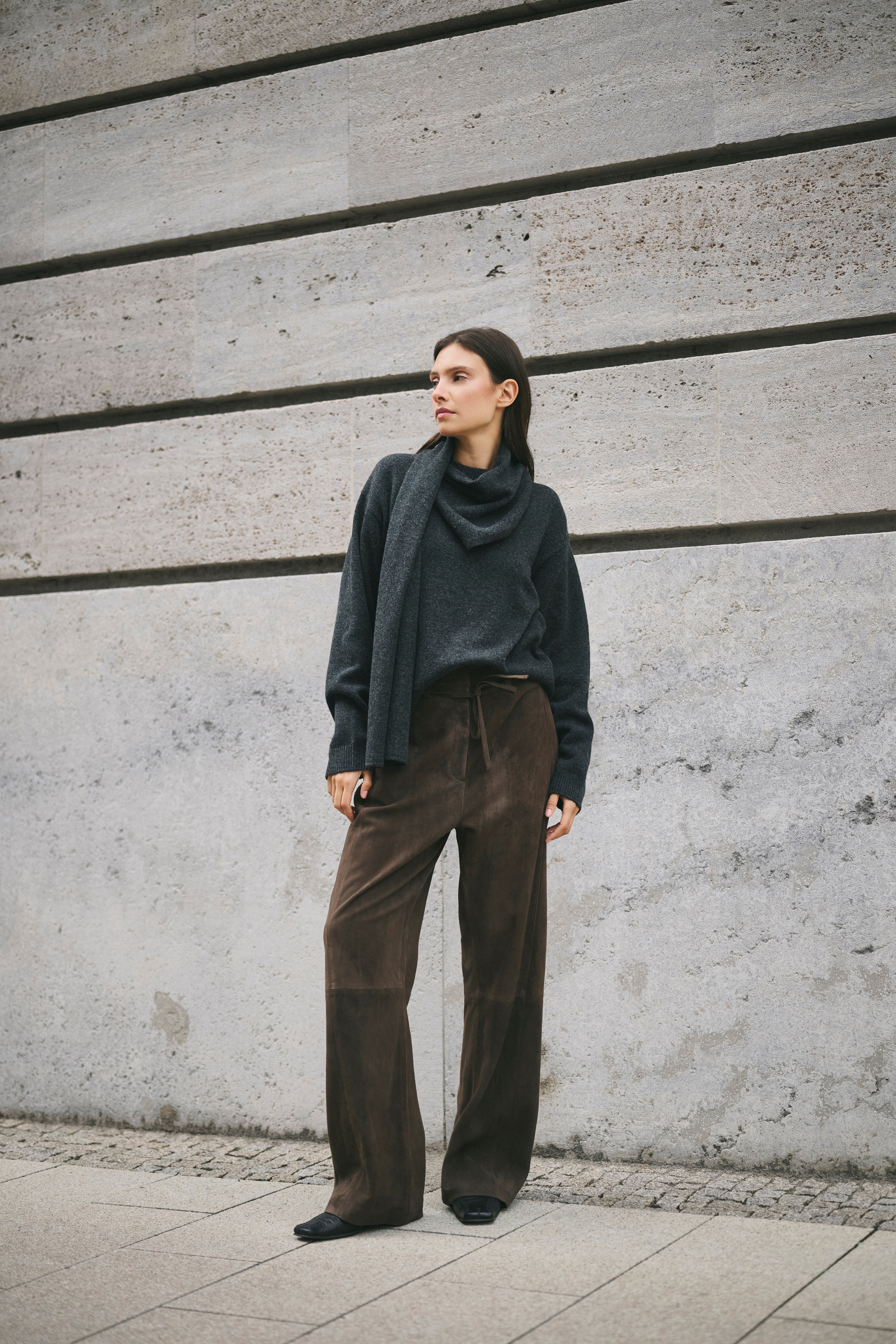 KBBirdie Suède broek LOCATION NONE 10105608-191015