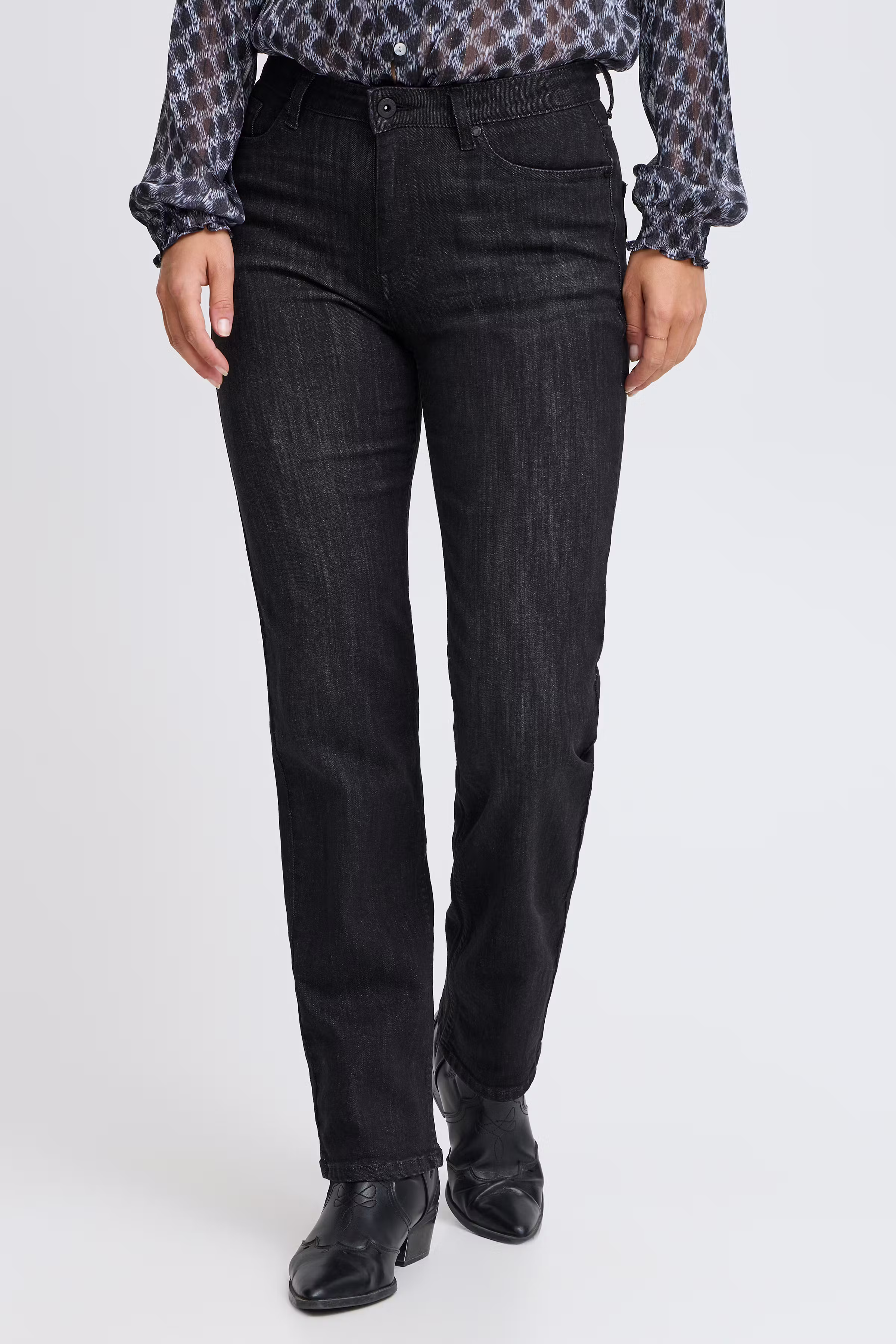 PZJOYY HW Jeans Straight Leg LOOKBOOK FRONT 50208638-200004