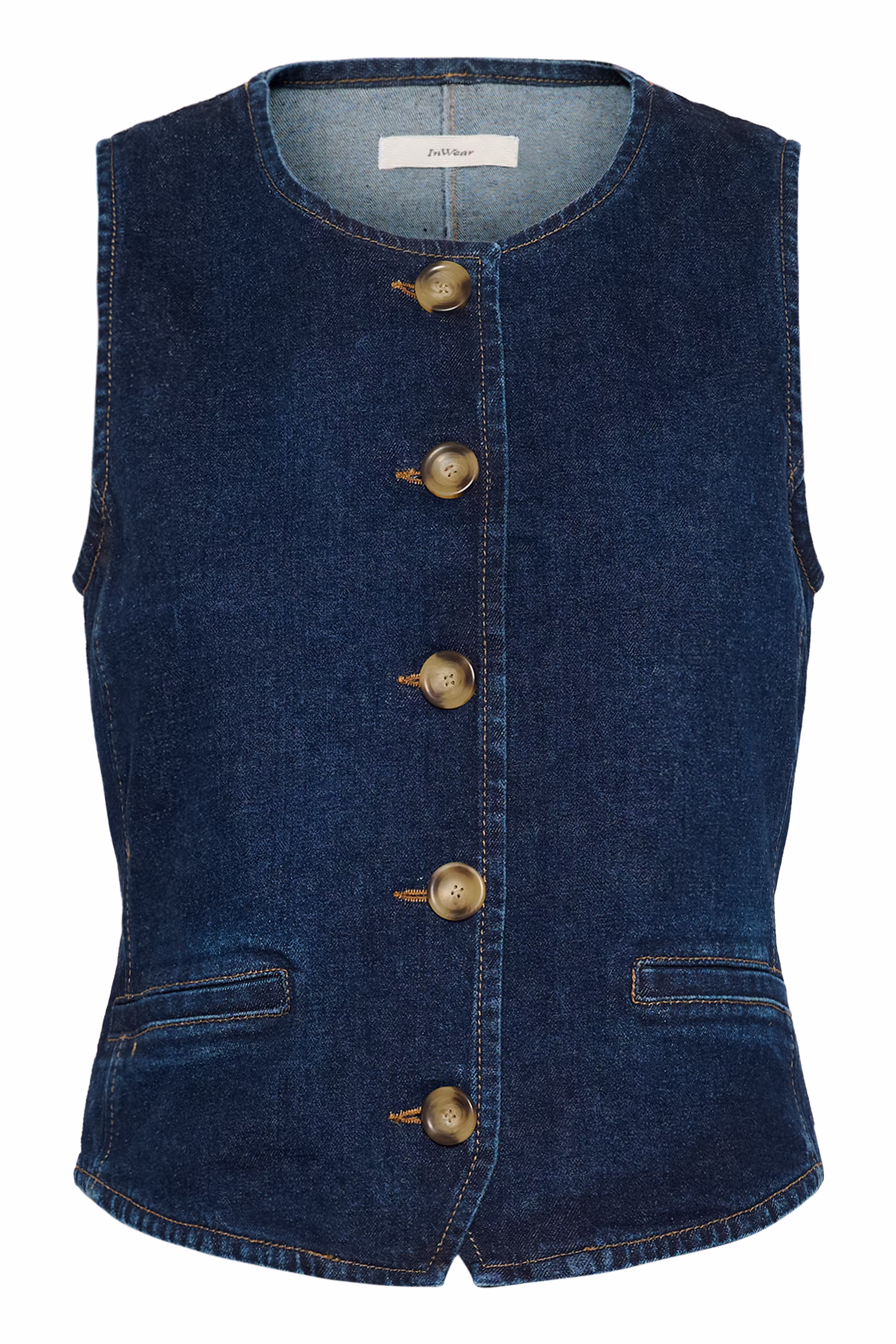 NanaIW Denim Waistcoat PACK FRONT 30110967-304092