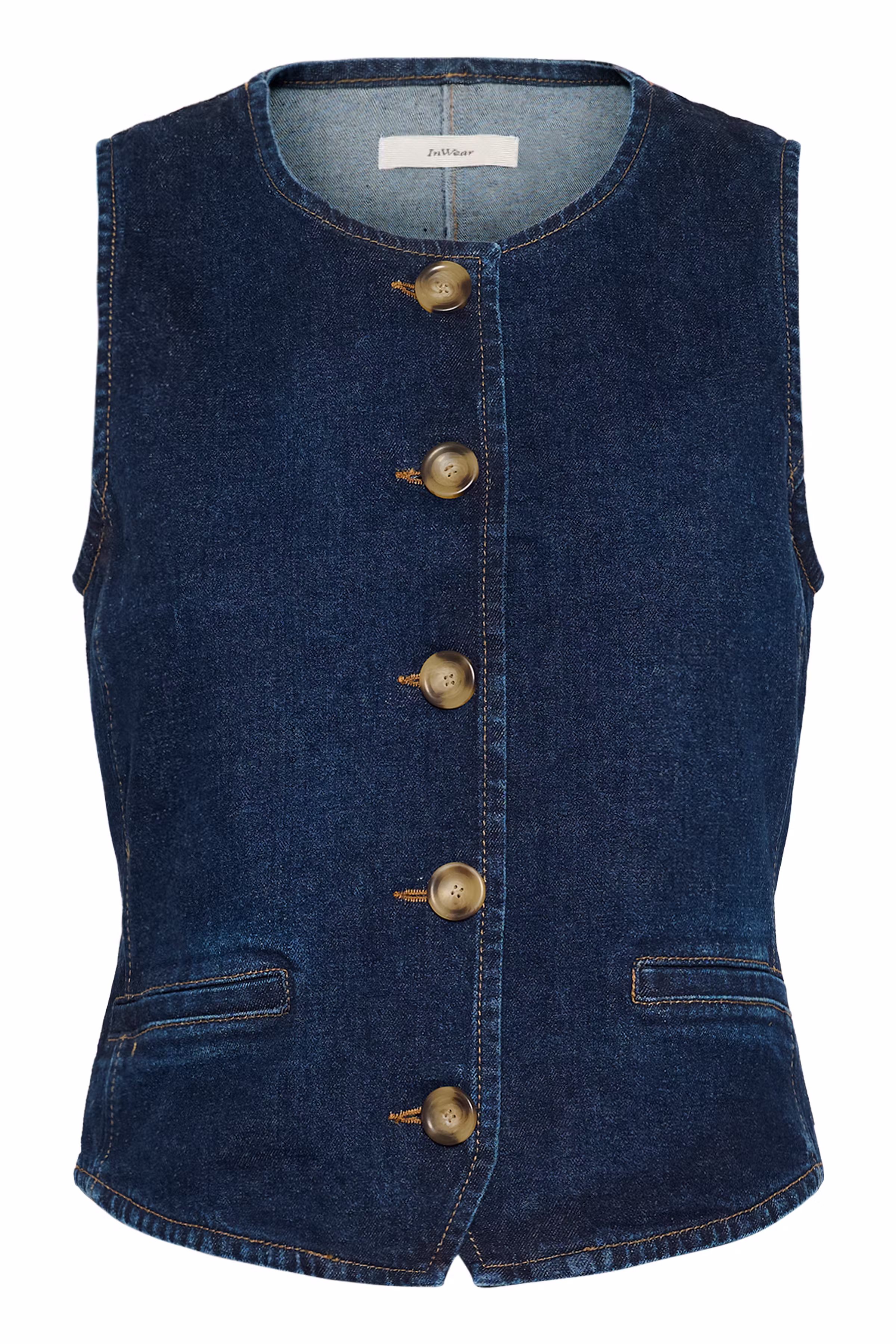 NanaIW Denim Vest PACK FRONT 30110967-304092