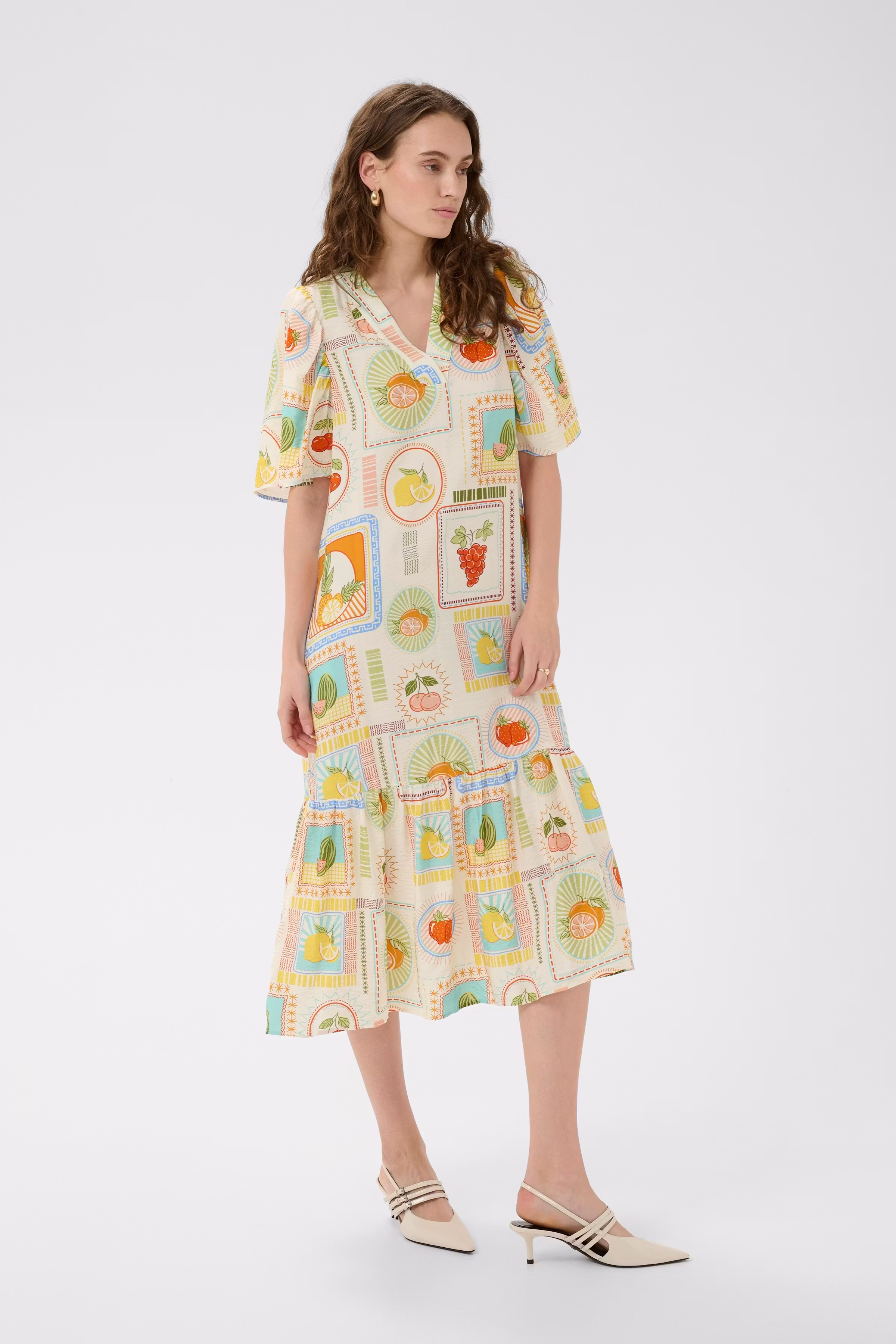 CUorange Kjole LOOKBOOK FRONT 50113010-109398