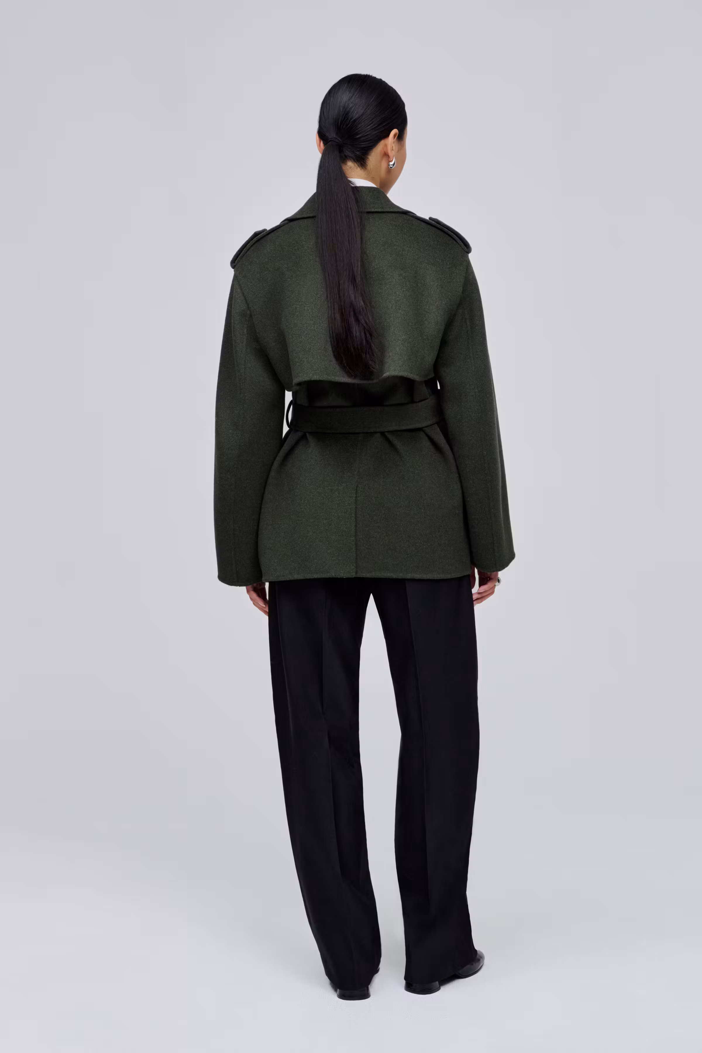 IOJuneMarie Coat LOOKBOOK BACK 30600103-GR505