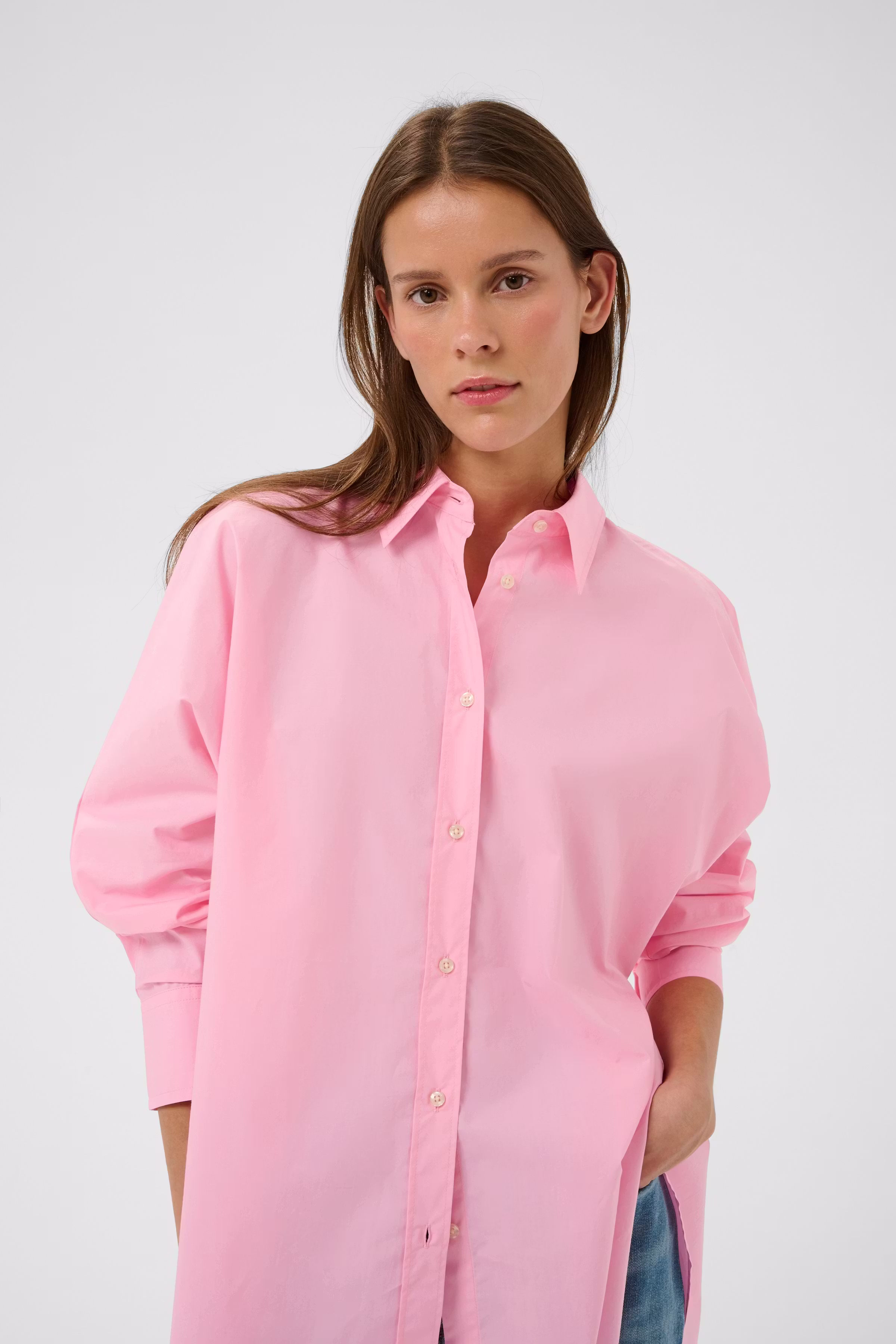 LELOIW Oversize Poplin Hemd LOOKBOOK DETAIL 30112345-141911