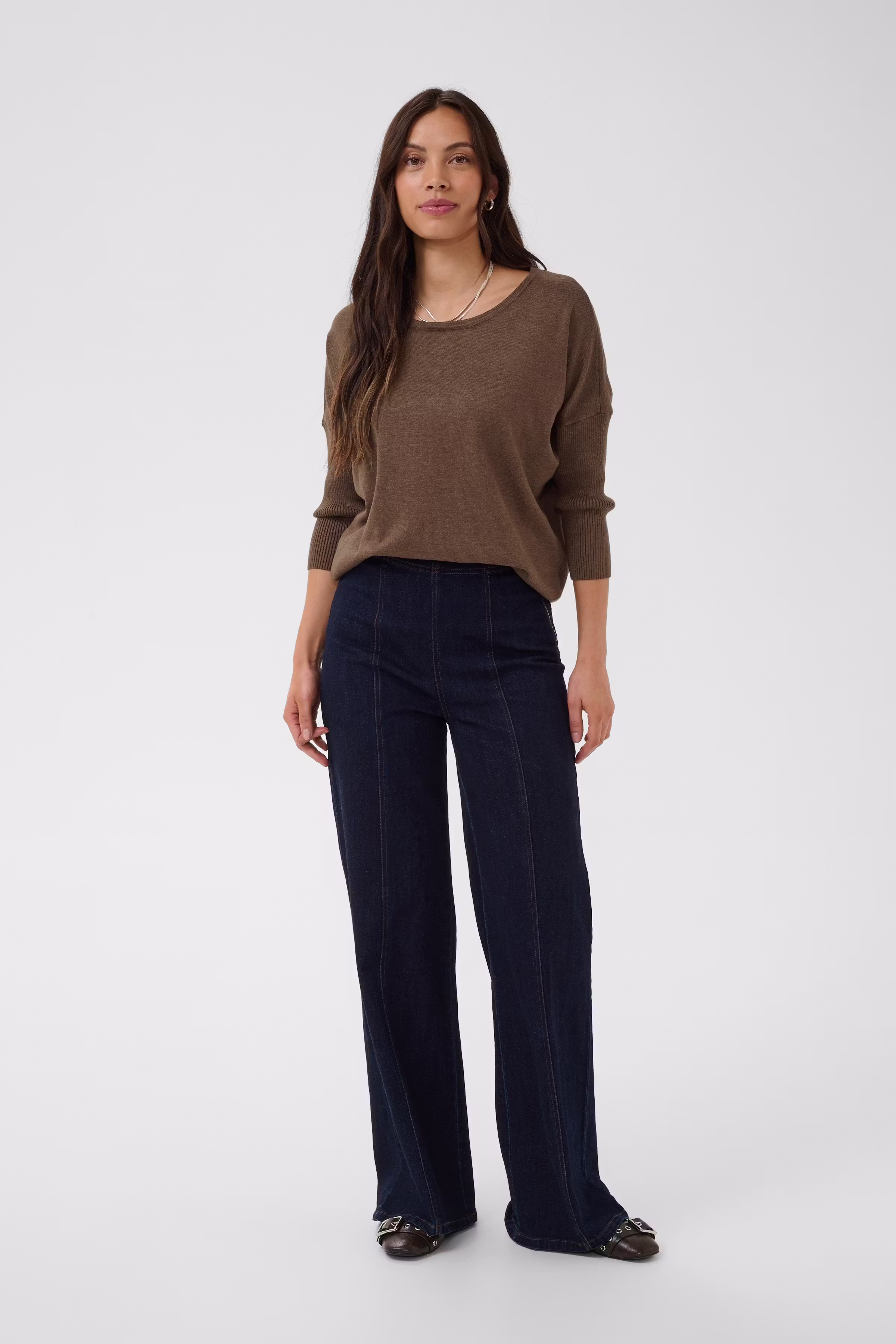 MilaSZ R-Neck Pullover LOOKBOOK FRONT 30500003-1912241