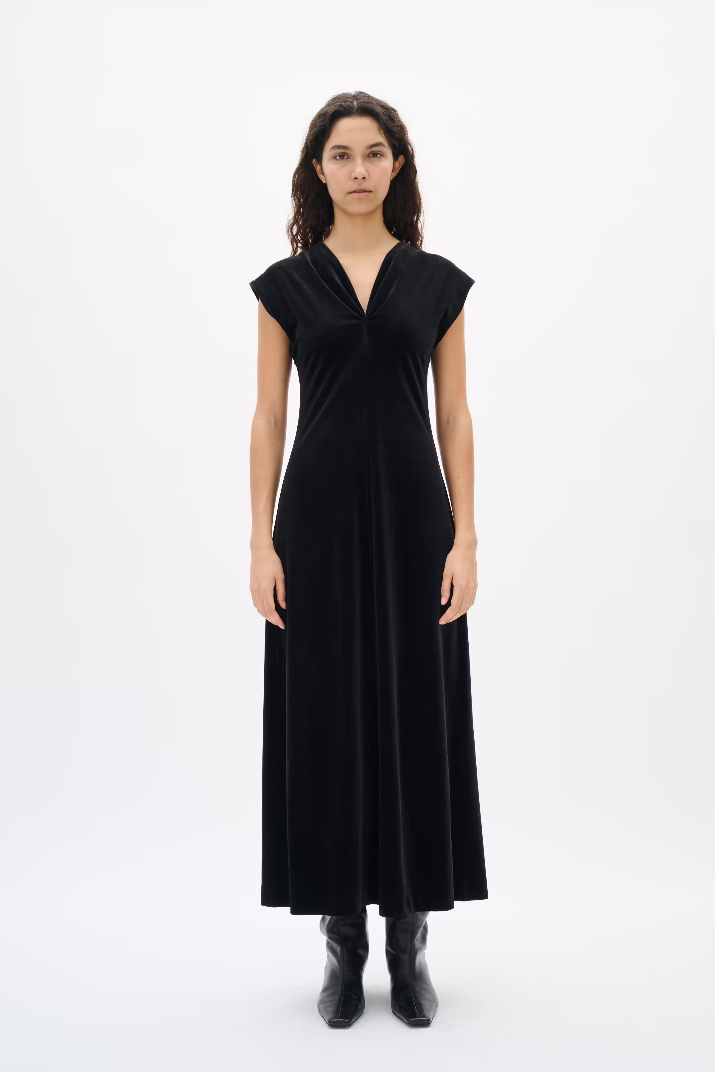 KILLIEIW Velours Jurk LOOKBOOK FRONT 30112123-194008