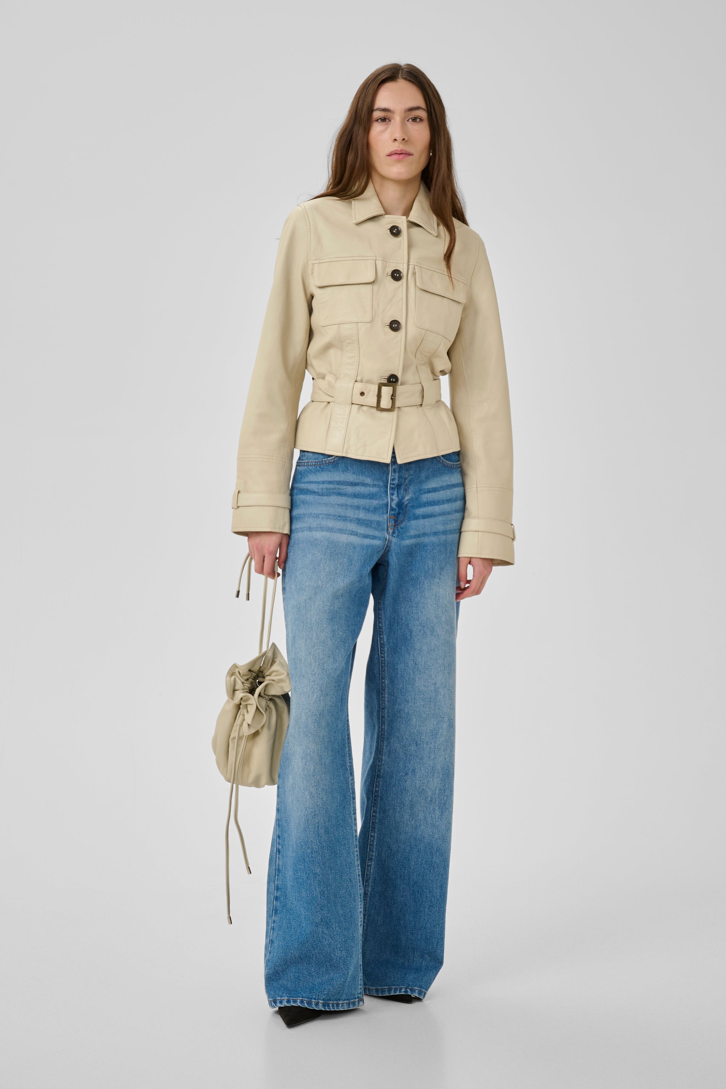 MWThea læderjakke LOOKBOOK FRONT 10705523-109321