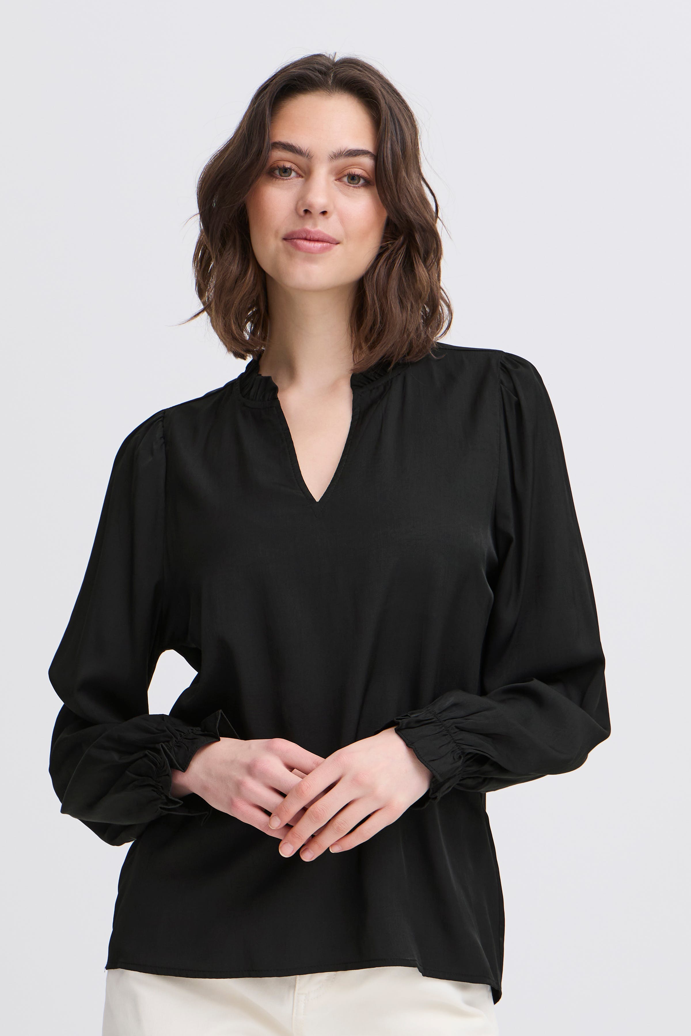 FRDIANA BL 1 Langarm-Bluse LOOKBOOK FRONT 20615564-200113