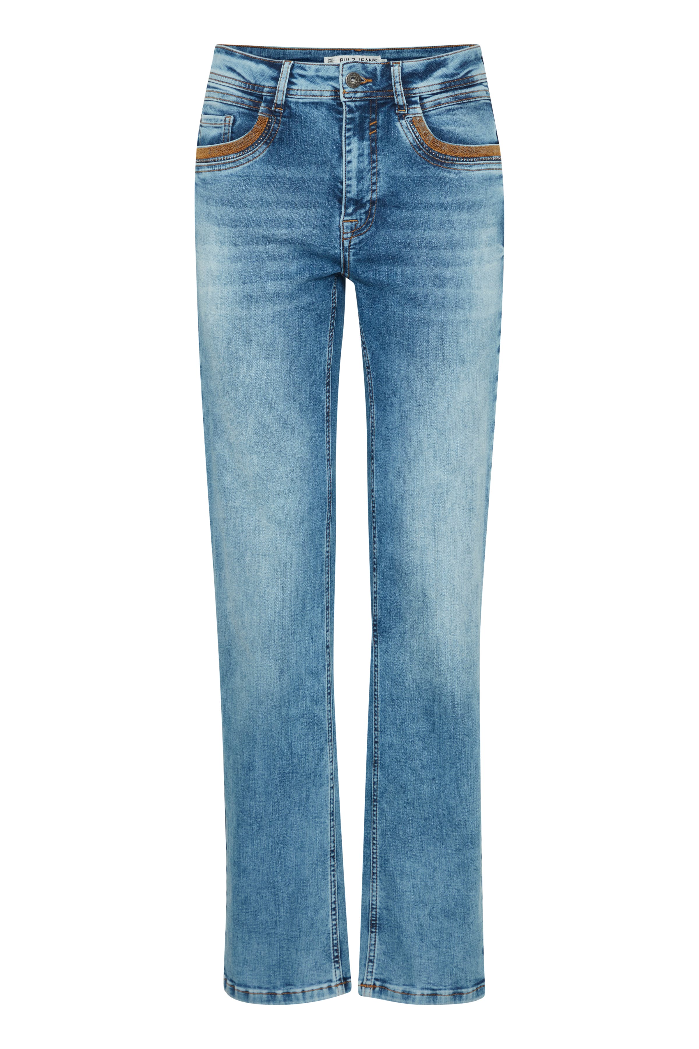 PZELLE HW Jeans Straight Leg PACK FRONT 50208008-200005