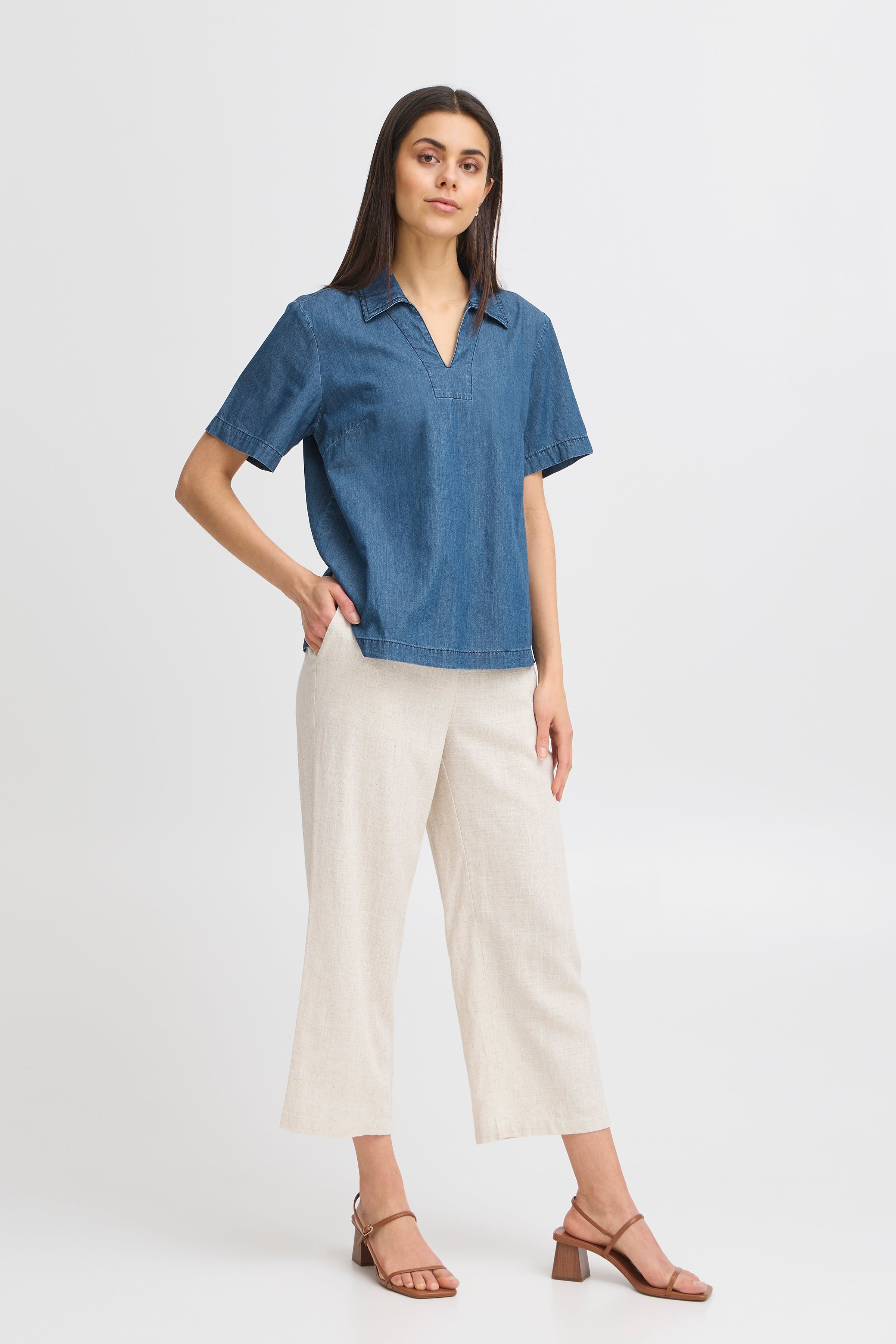 FRKINDRA Overhemd LOOKBOOK FRONT 20615749-200077