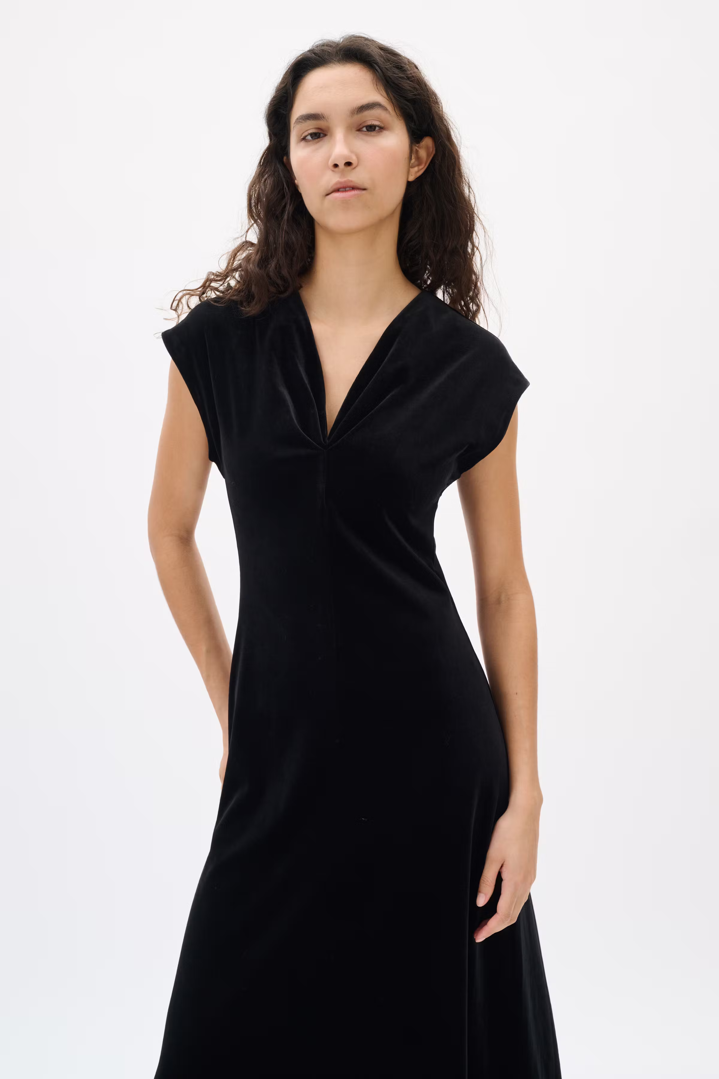 KILLIEIW Velours Jurk LOOKBOOK FRONT 30112123-194008