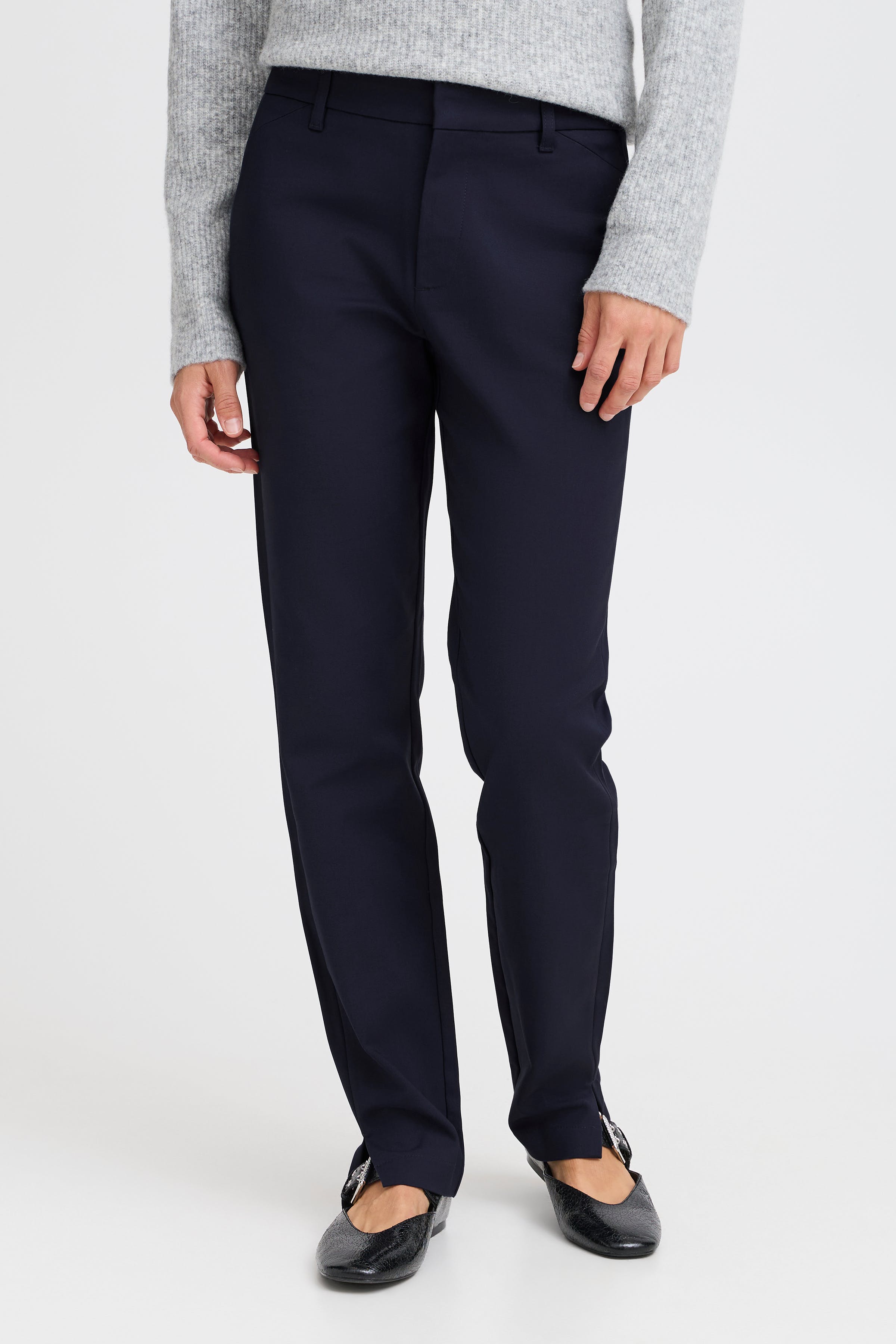 PZBINDY High Waist Long Skinny Leg Bukser LOOKBOOK FRONT 50206472-194020