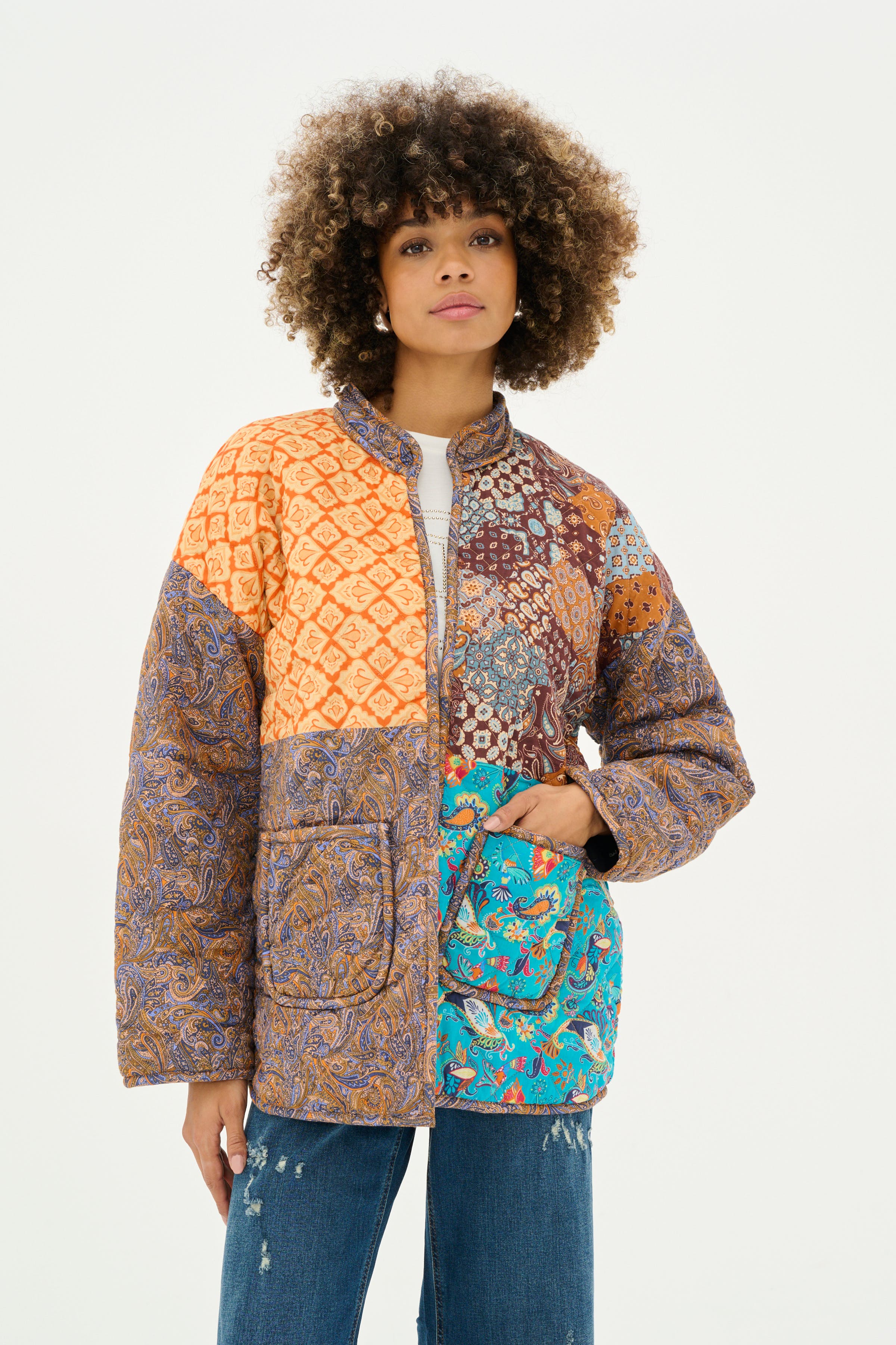 CUemilia Quiltad Jacka LOOKBOOK FRONT 50111448-107043