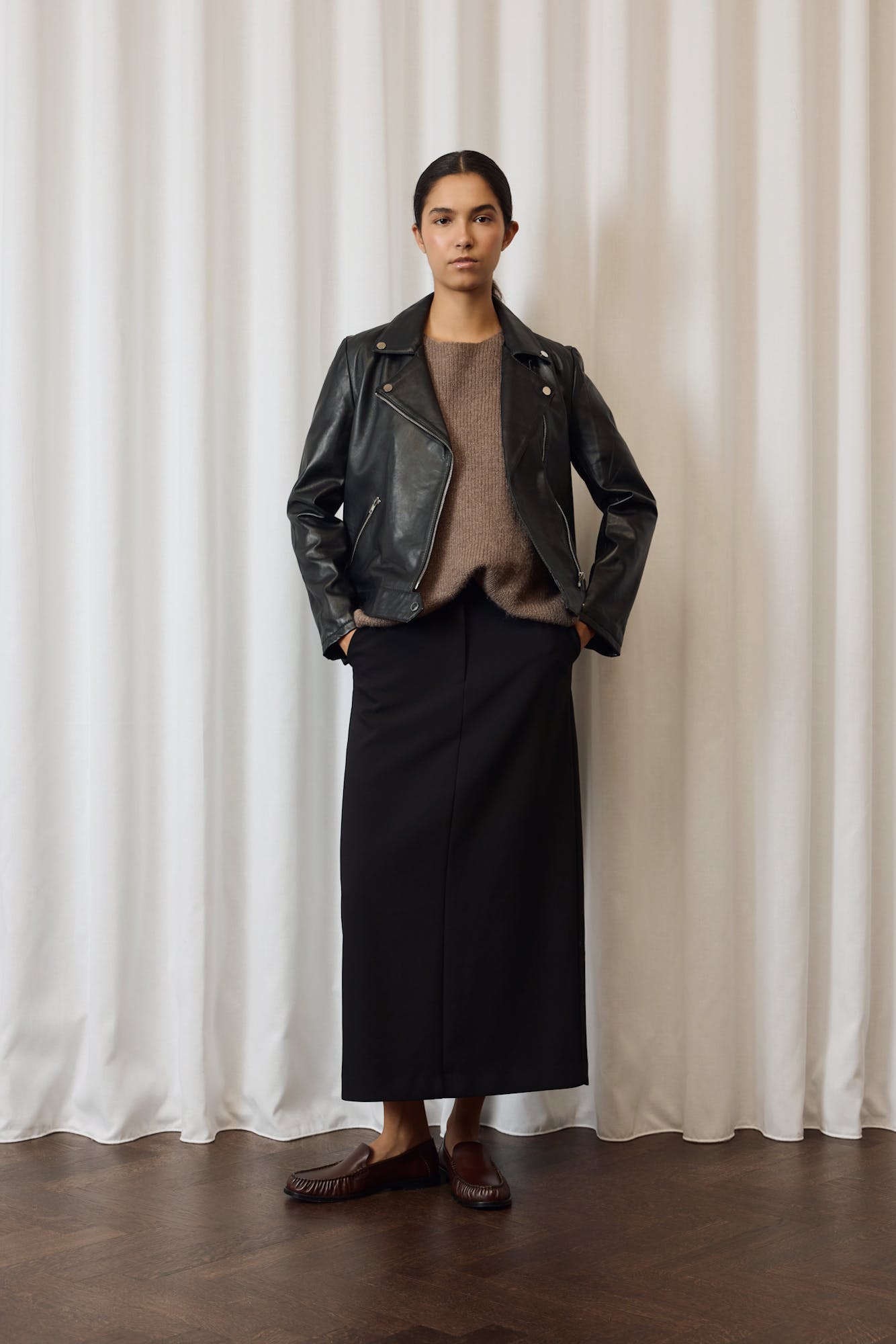 SLMaeve Læderjakke LOCATION NONE 30403641-40050