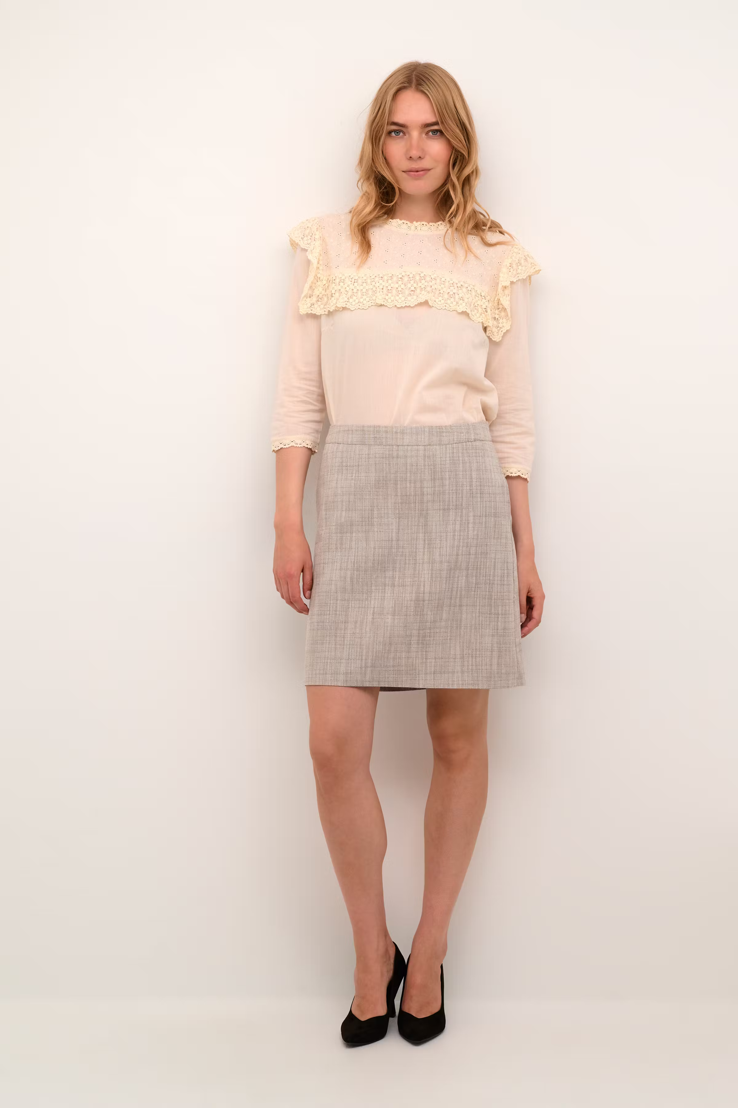 CRTurid Kjol LOOKBOOK FRONT 10612139-105370