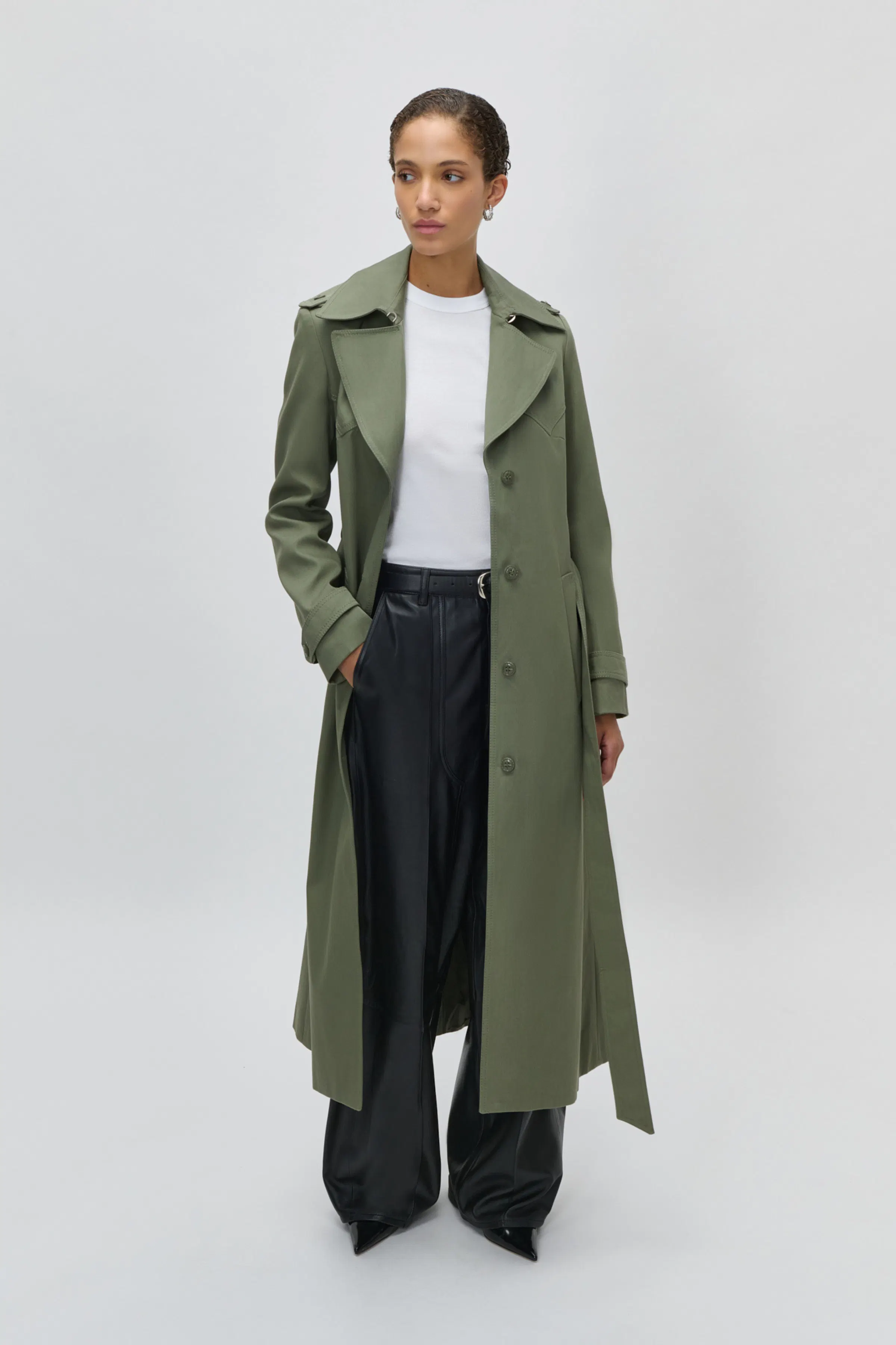 IOLAILA JACKET IN BLACK LEATHER