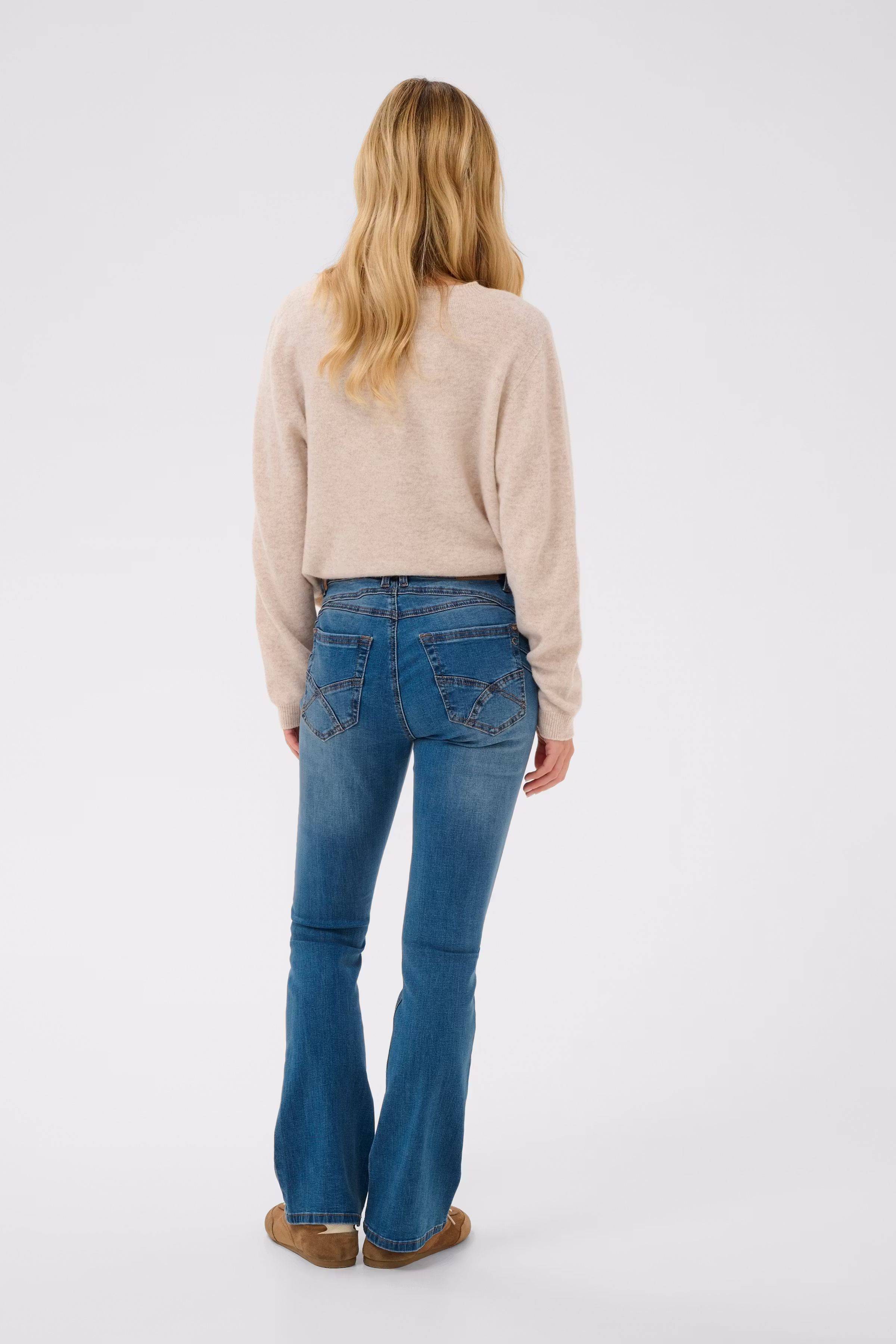 CRAmalie Bootcut Jeans LOOKBOOK BACK 10650697-100116