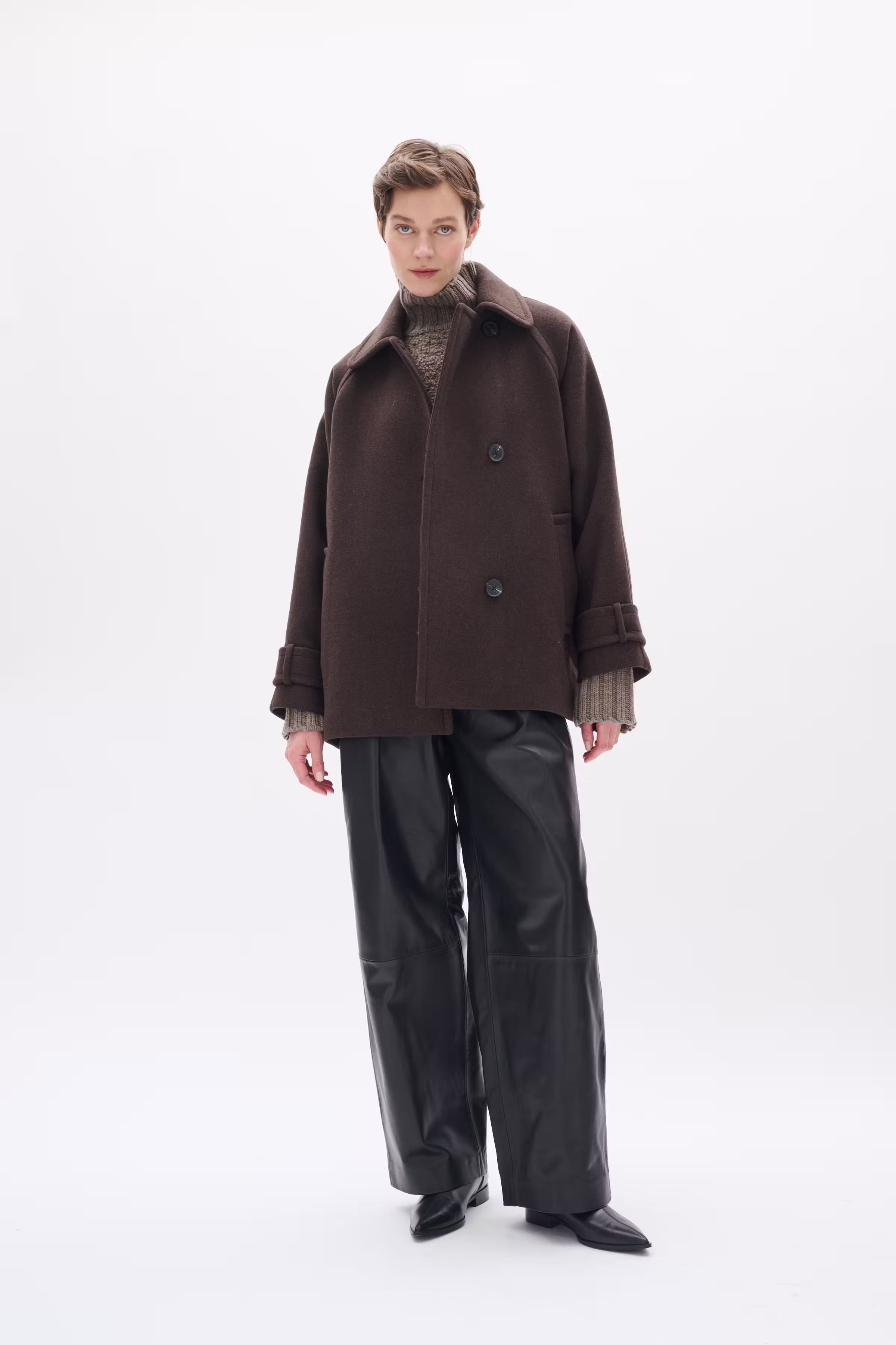 ThoraIW Minona Overtøj LOOKBOOK FRONT 30111082-191109