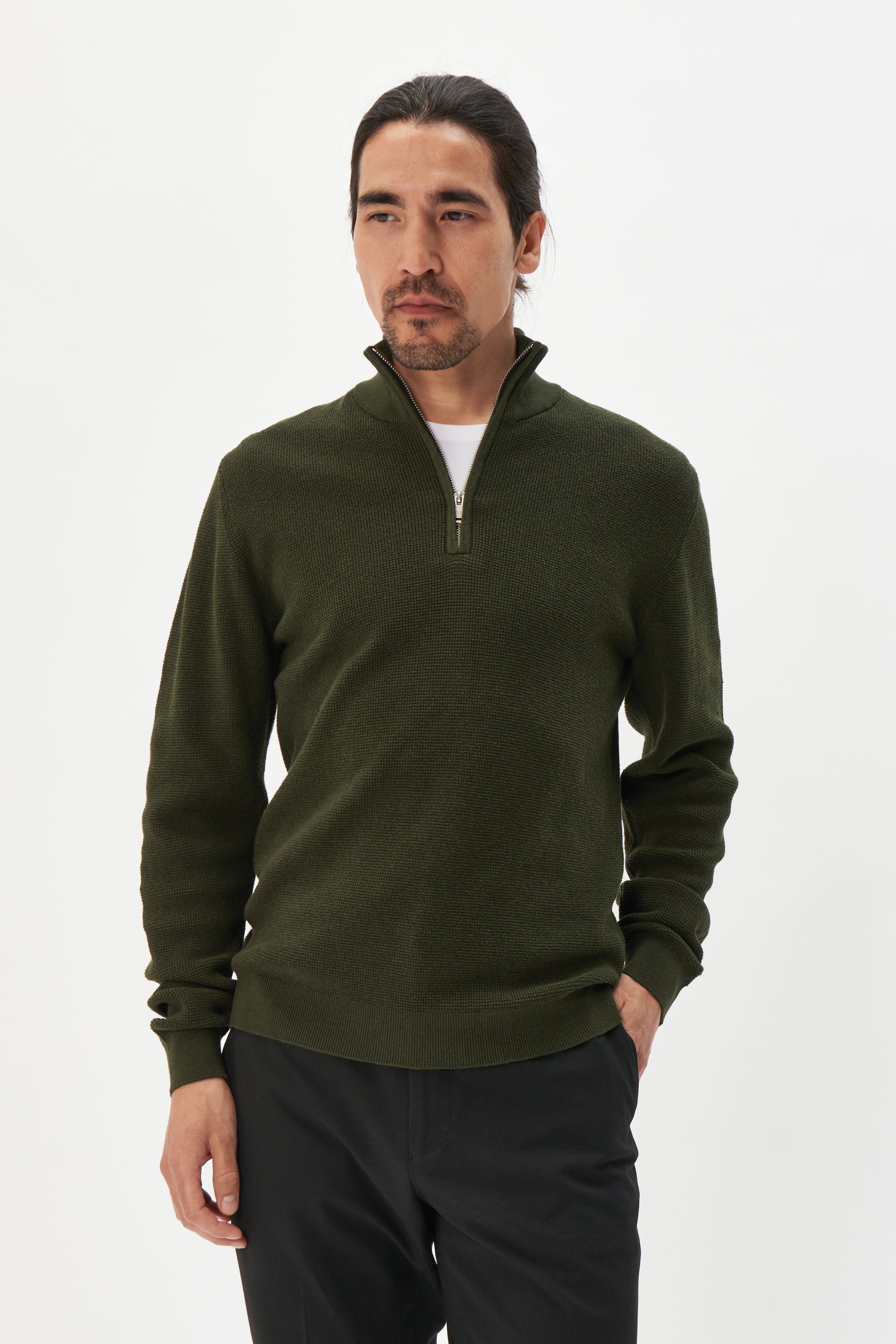 MAlagoon Half-Zip Pullover LOOKBOOK FRONT 30207192-190509