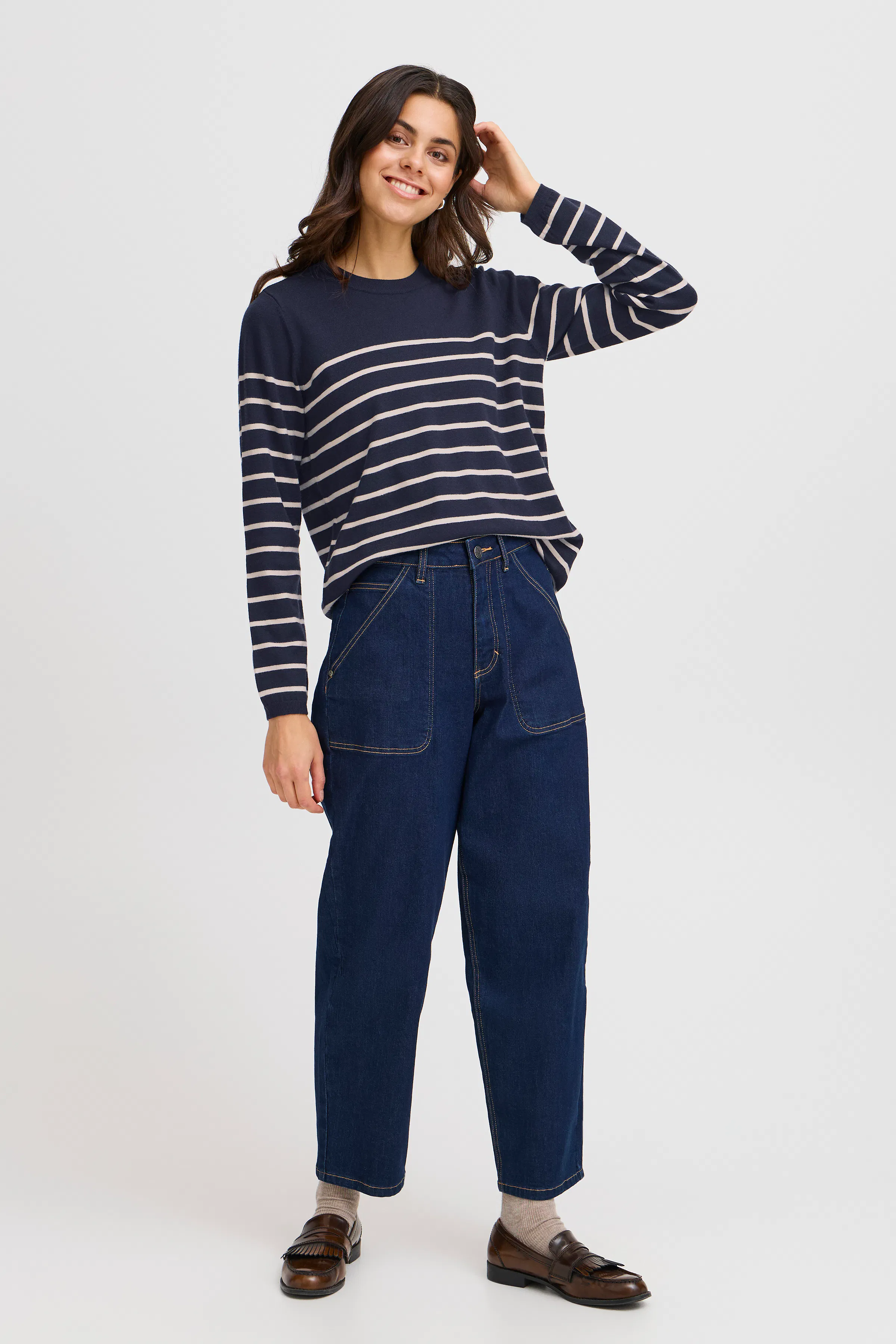 FRMELANI PU 13 Strikket pullover LOOKBOOK FRONT 20615295-200119