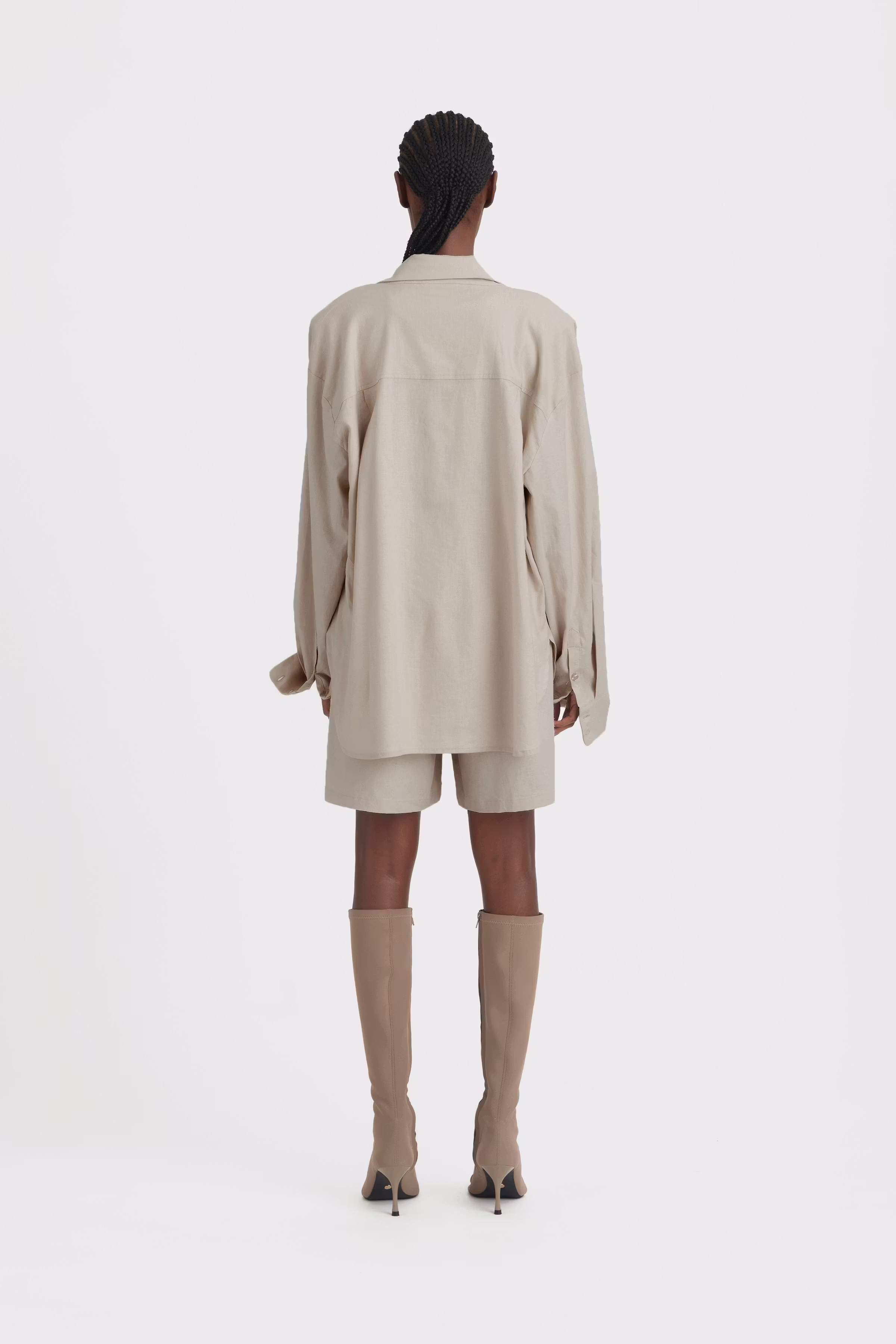 LizaGZ Linnen shirt LOOKBOOK BACK 10909102-130404