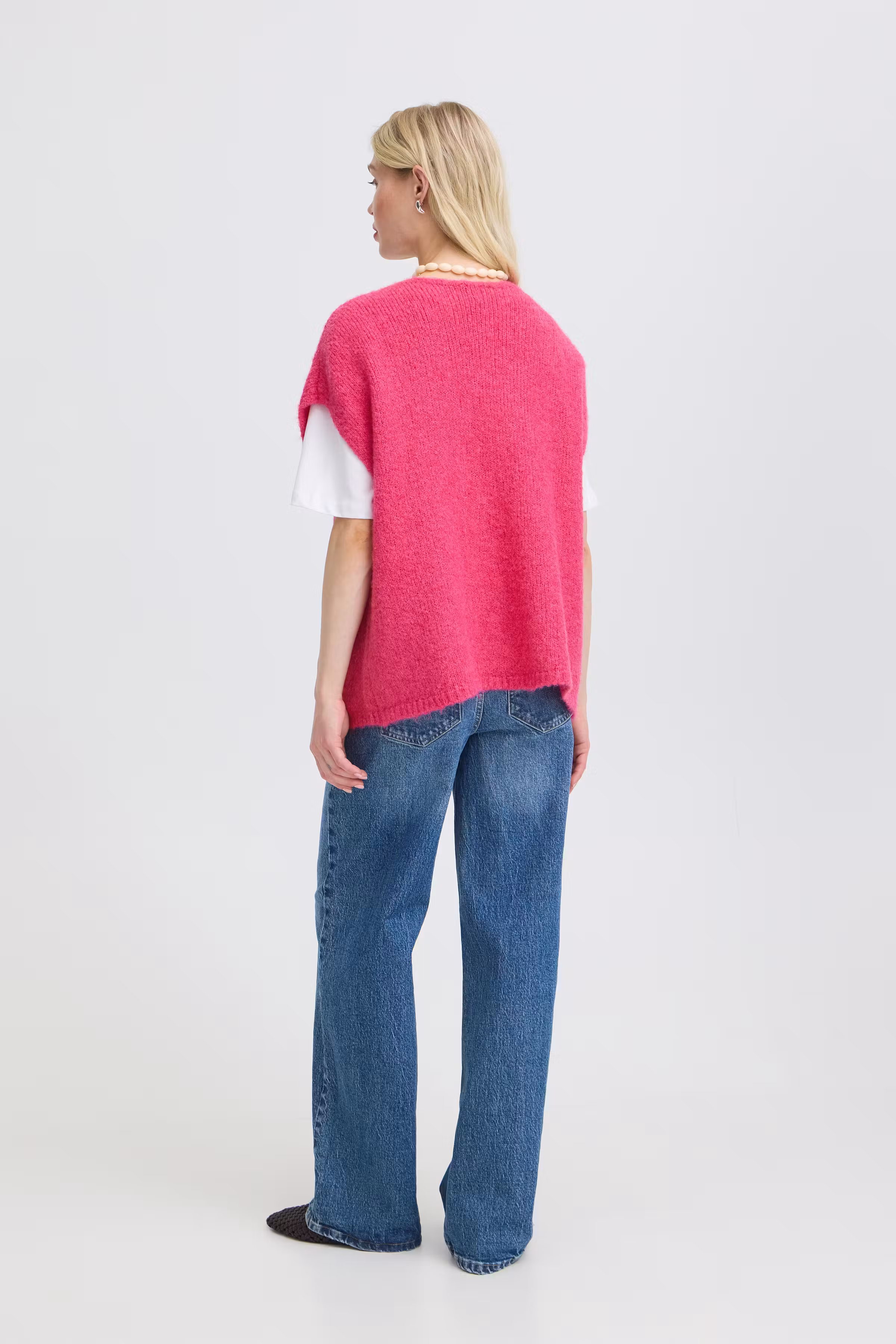 BYMILLERS Strikket vest LOOKBOOK BACK 20818615-192434